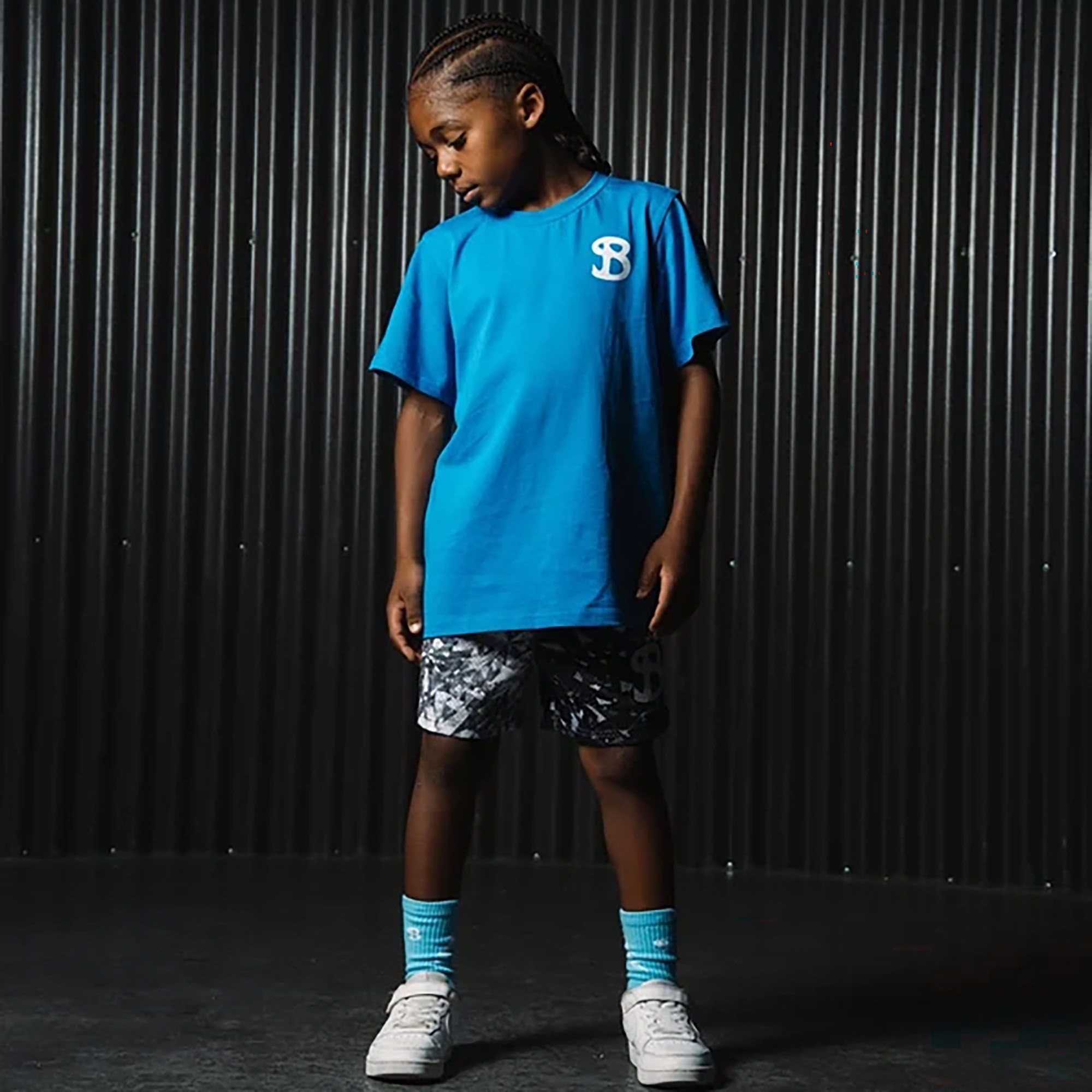 Bucketsquad Youth Split Diamond Shorts product image
