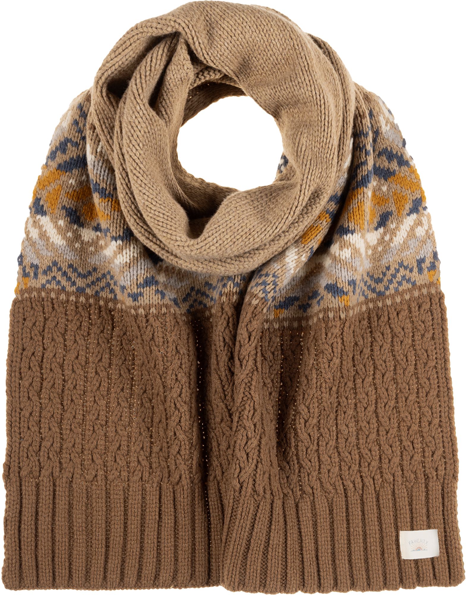 Faherty Women's Color Pop Fairisle Scarf product image