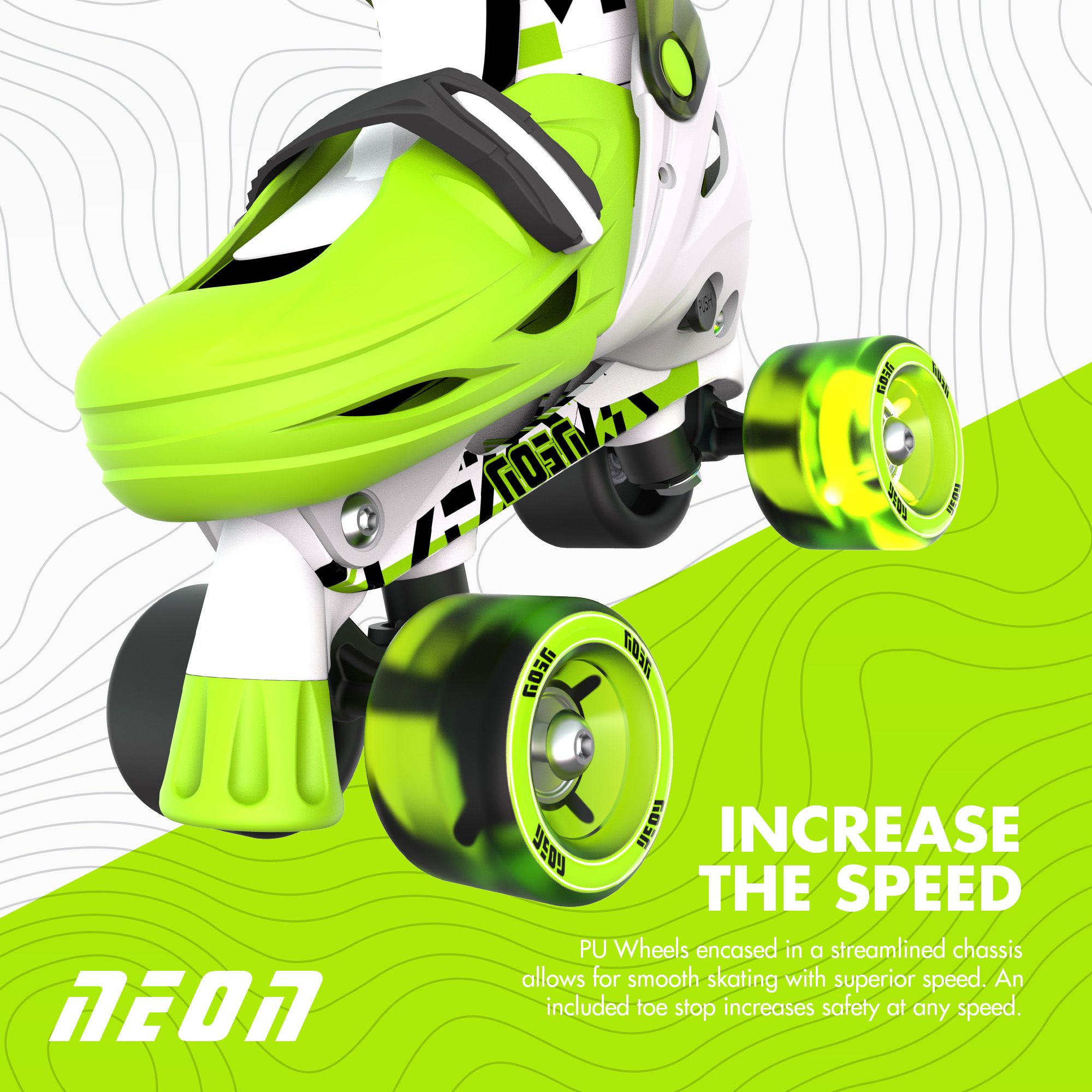 Yvolution Kids' Neon Combo Skates product image