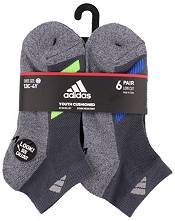 adidas Boys' Cush Angle Stripe Low Cut Socks 6 Pack product image