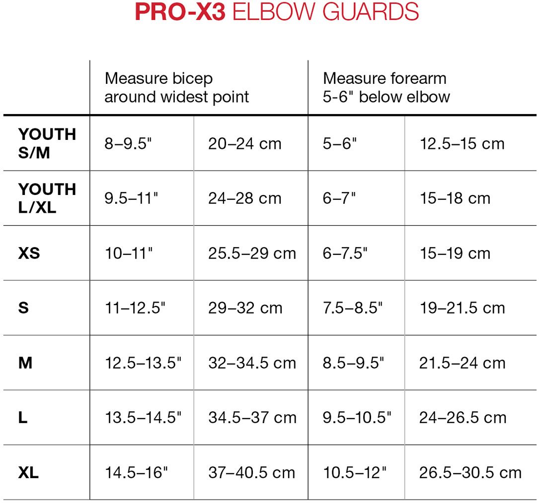 G-FORM Youth Pro-X3 Elbow Guards