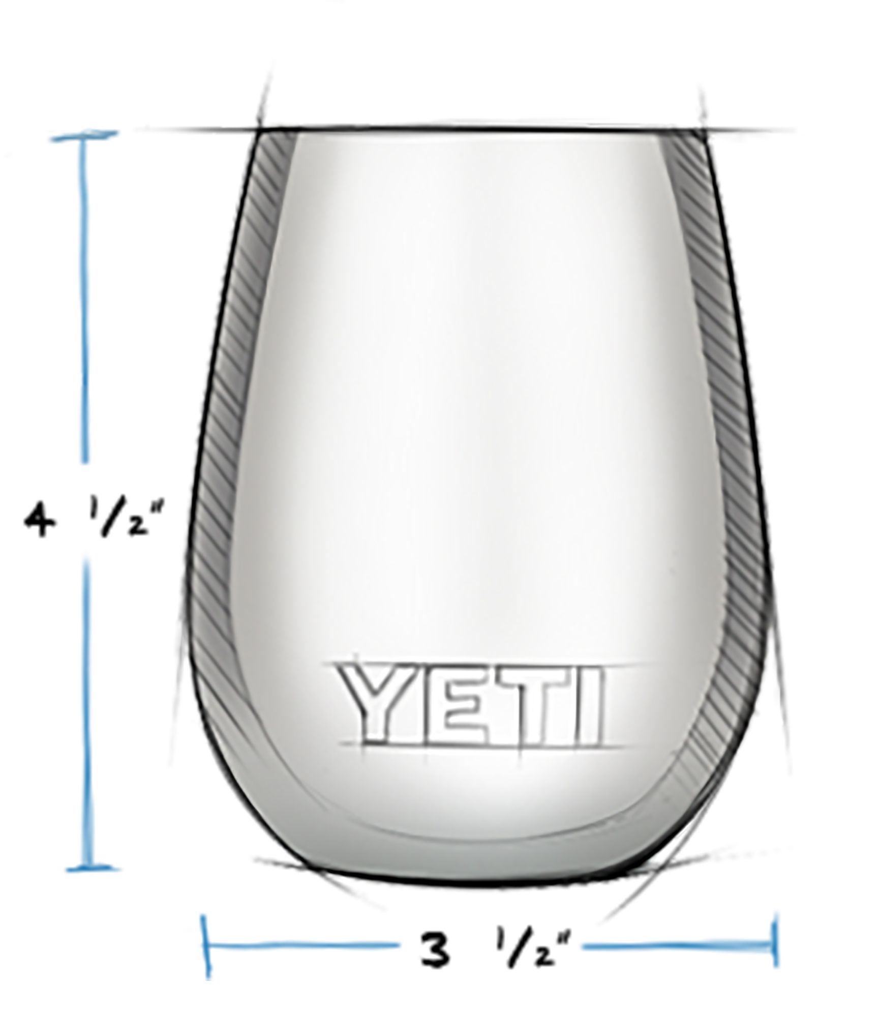 YETI 10 oz. Rambler Wine Tumbler with MagSlider Lid product image