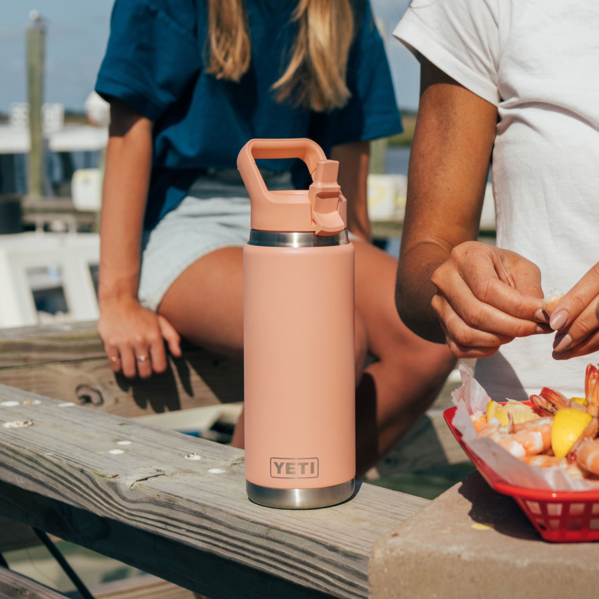 YETI 26 oz. Rambler Bottle with Color-Matched Straw Cap product image