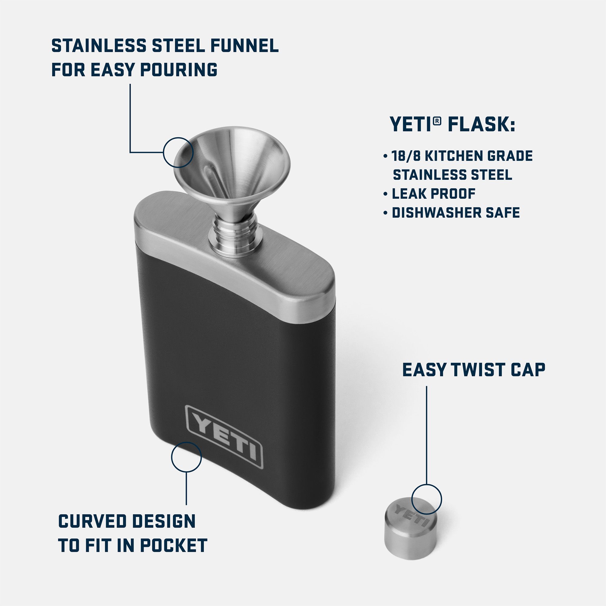 YETI Custom 7 oz. Flask product image