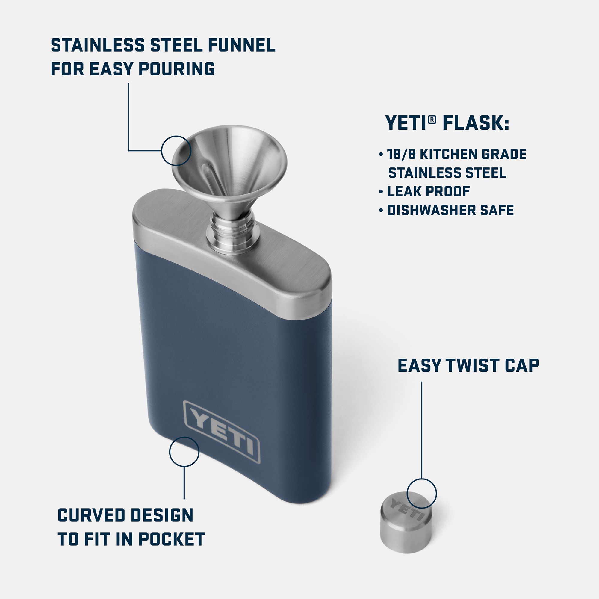 YETI Custom 7 oz. Flask product image