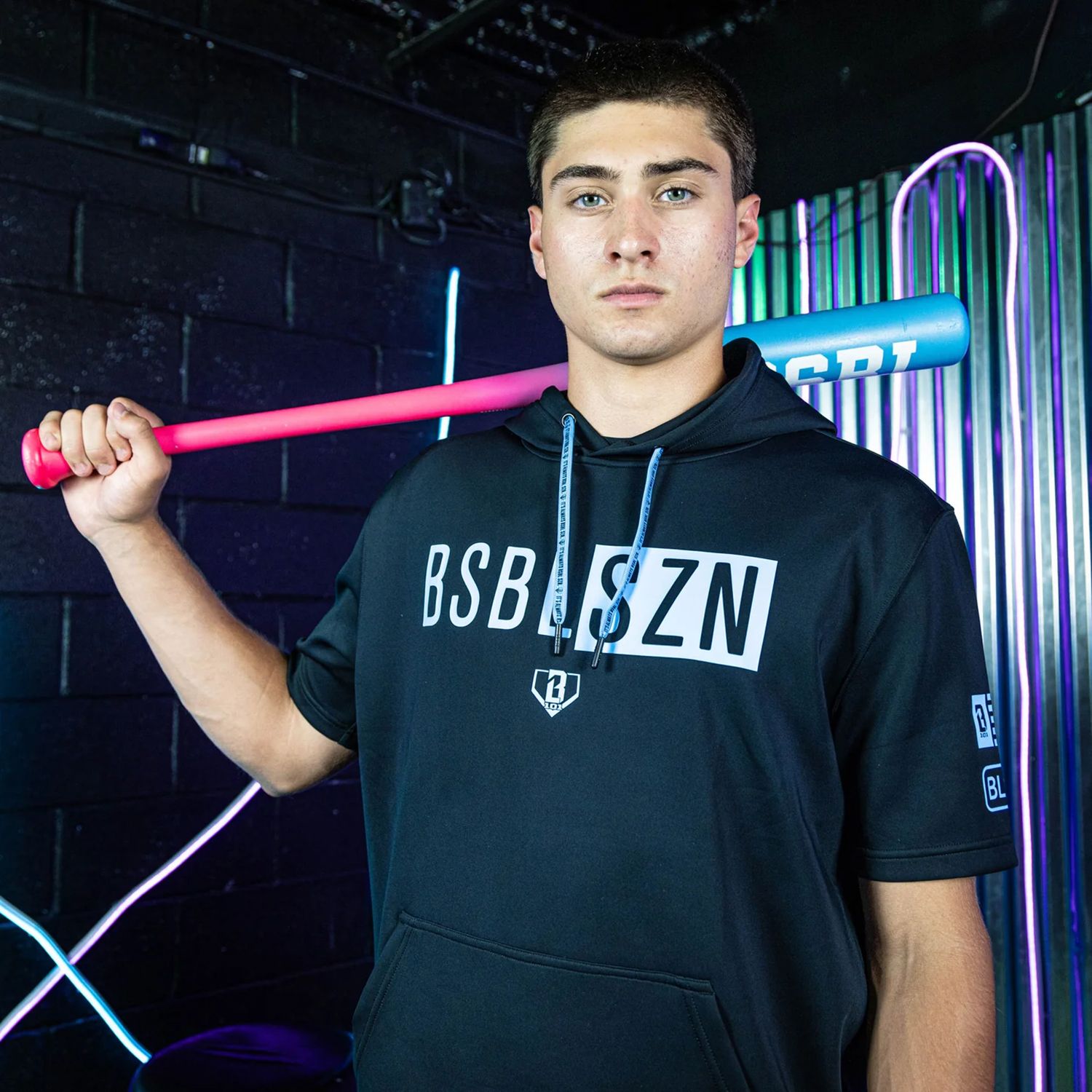 Baseball Lifestyle 101 Boys' BSBL-SZN V2 Short Sleeve Hoodie product image