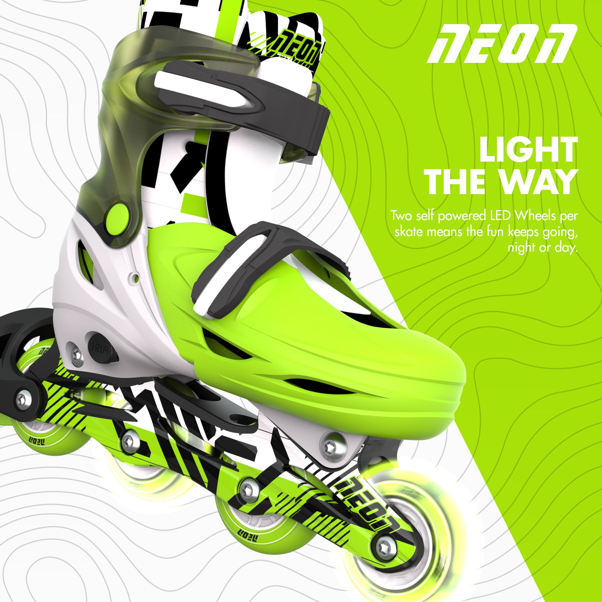 Yvolution Kids' Neon Inline Skates product image