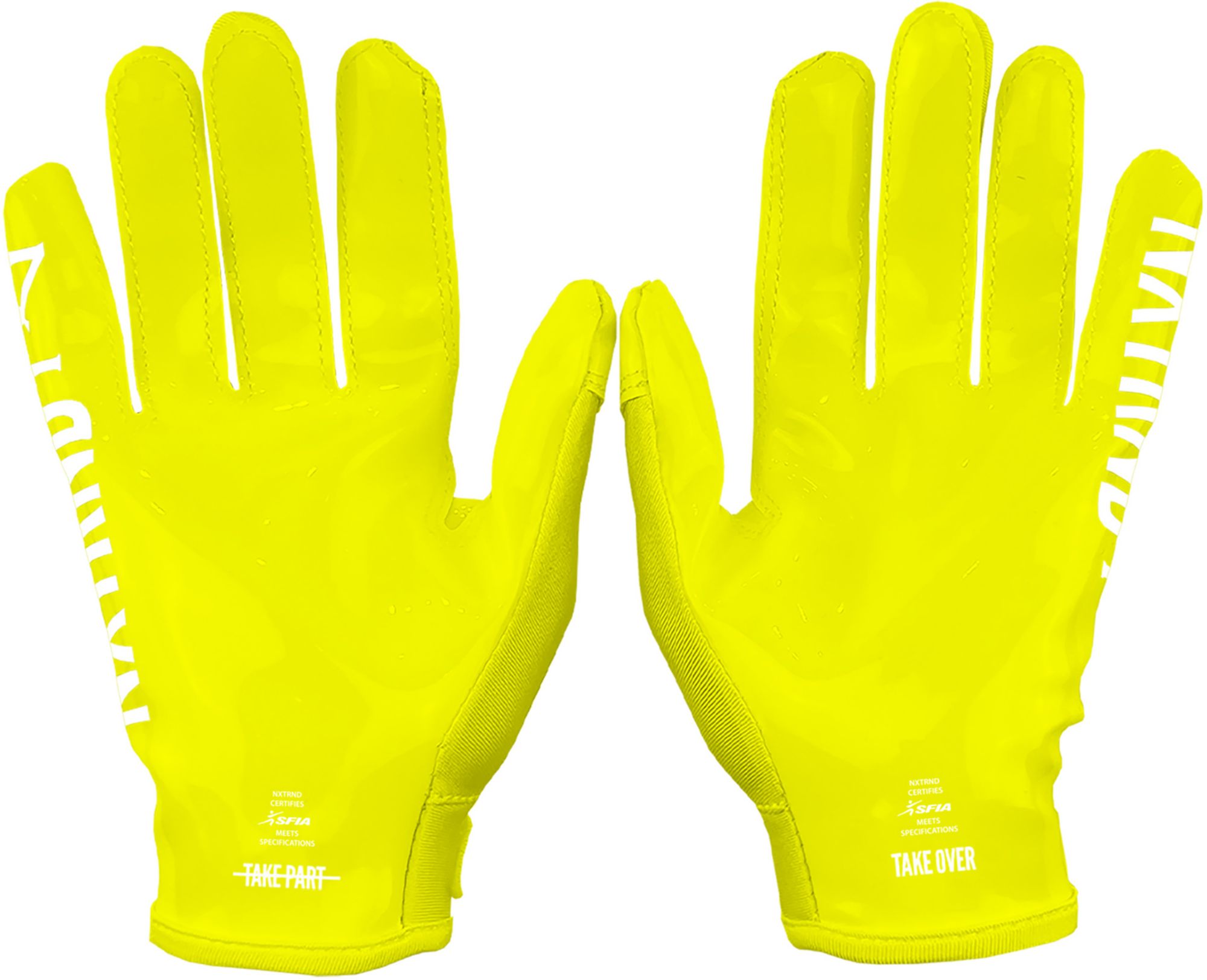 NXTRND Youth G1 NEON Football Gloves product image