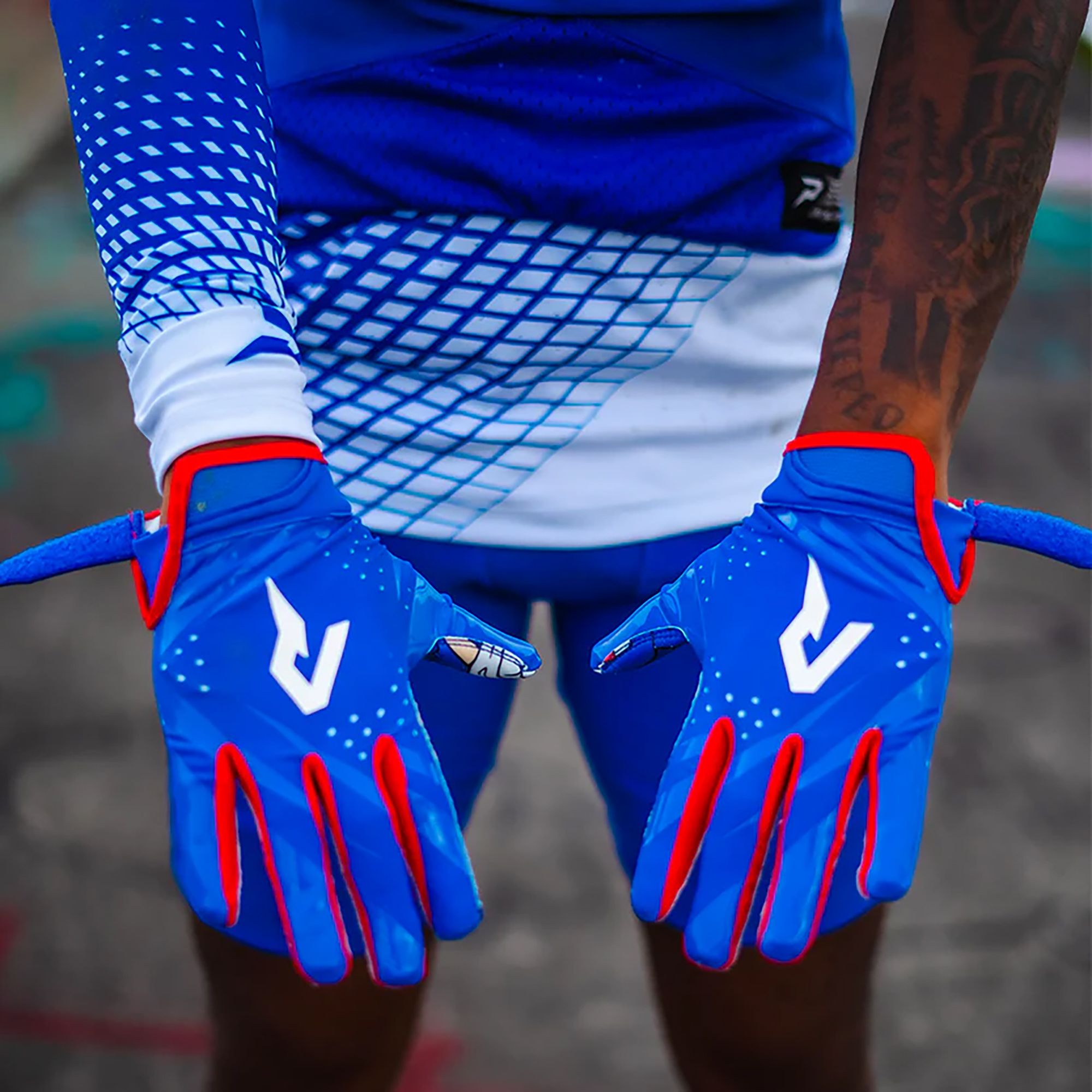 Phenom Elite Youth VaporStick 5.0 Sonic the Hedgehog Football Gloves product image