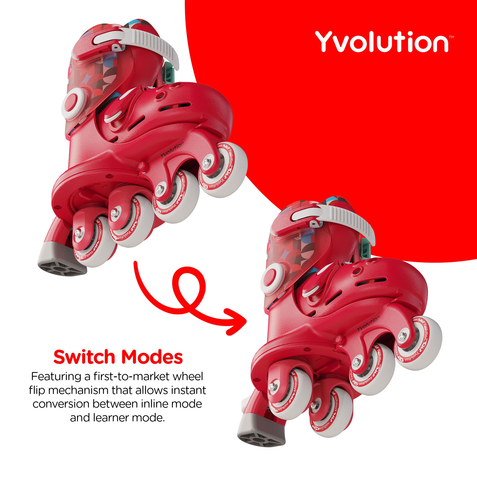 Yvolution Kids' Twista Combo Skates product image