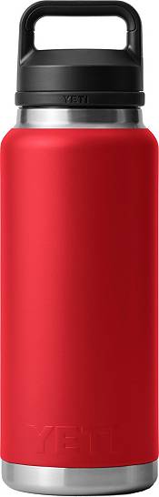 YETI Rambler 64 oz Bottle, Vacuum Insulated, Stainless Steel with Chug Cap,  Rescue Red