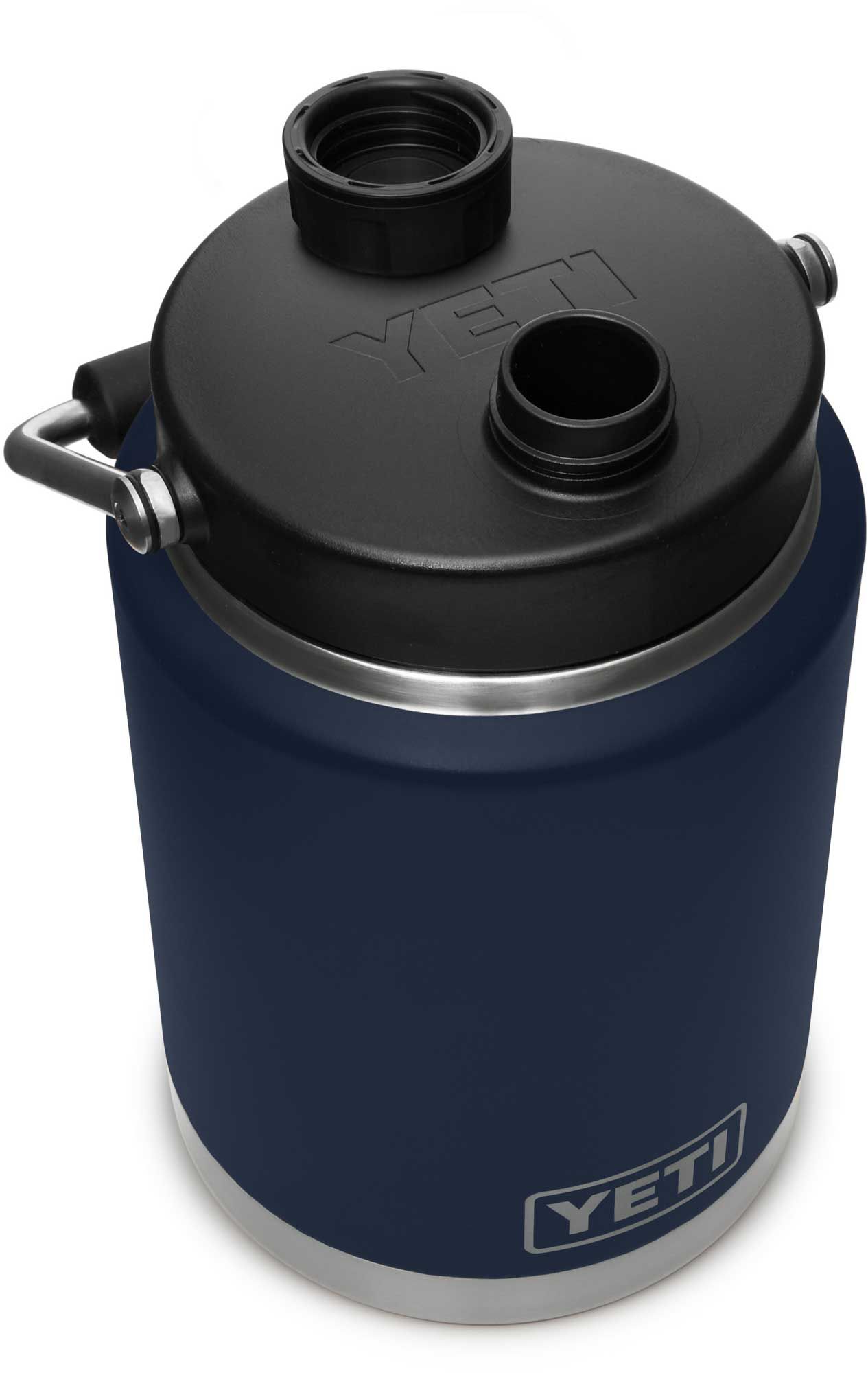 yeti rambler vacuum insulated stainless steel half gallon jug with magcap
