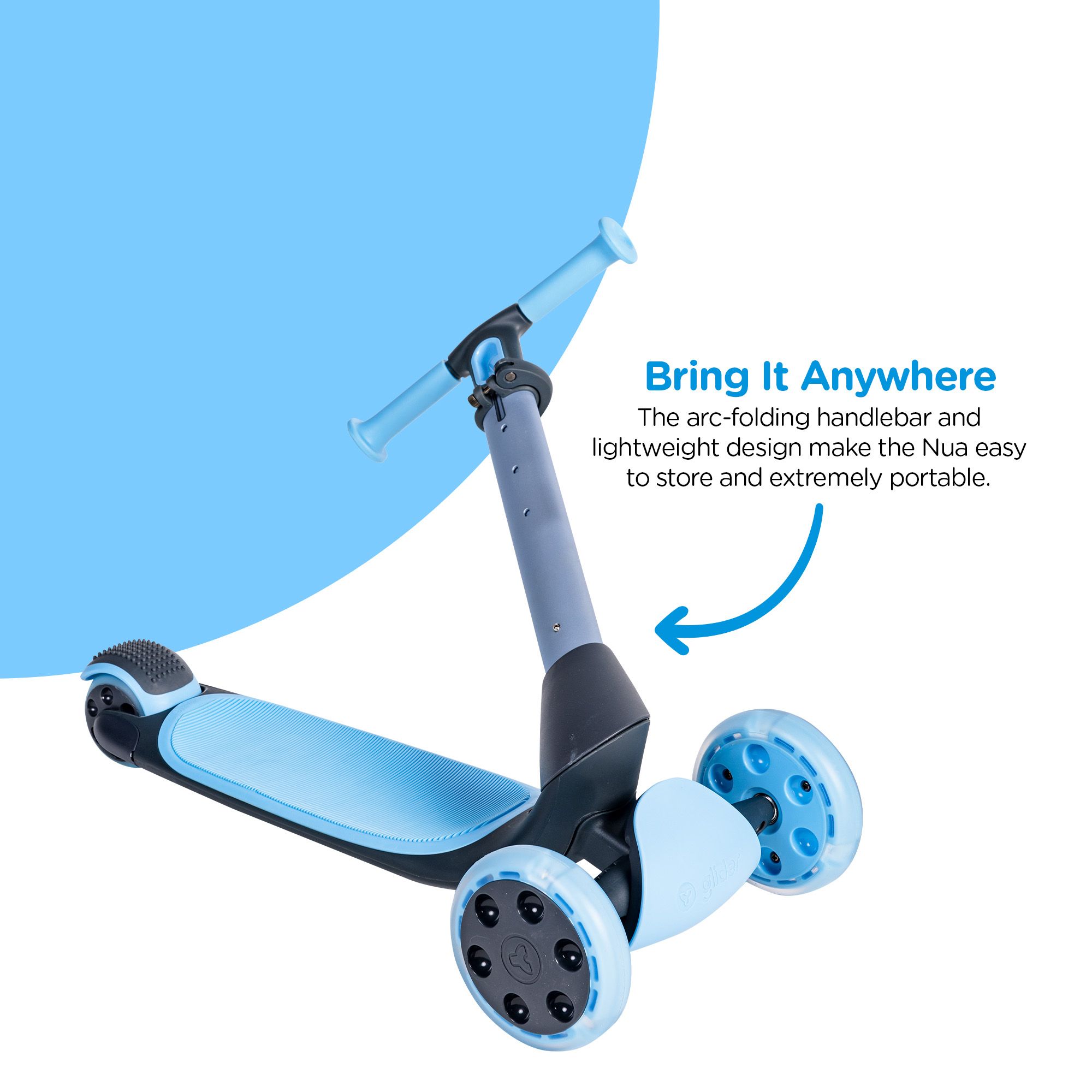 Yvolution Kids' Nua LED Scooter product image