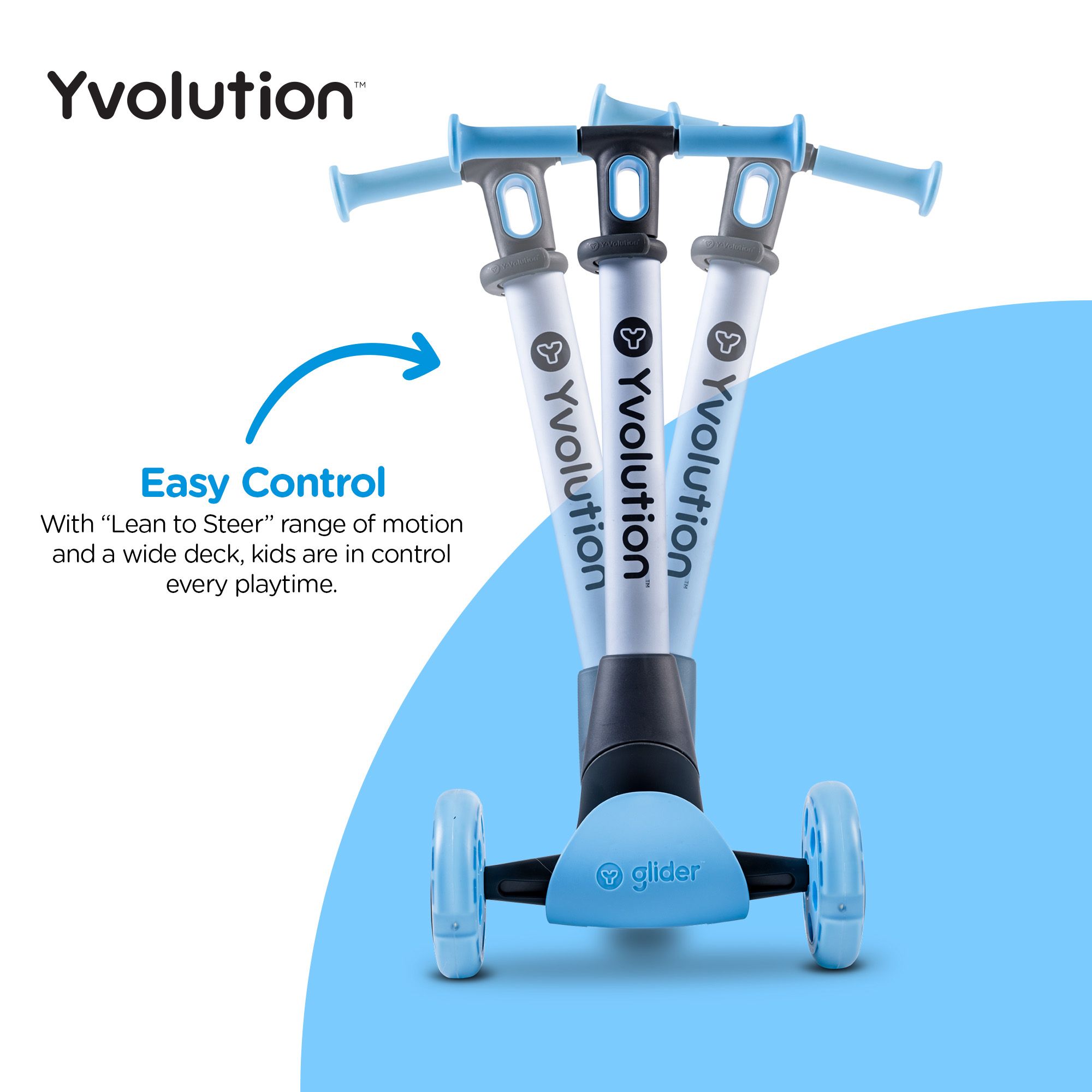 Yvolution Kids' Nua LED Scooter product image
