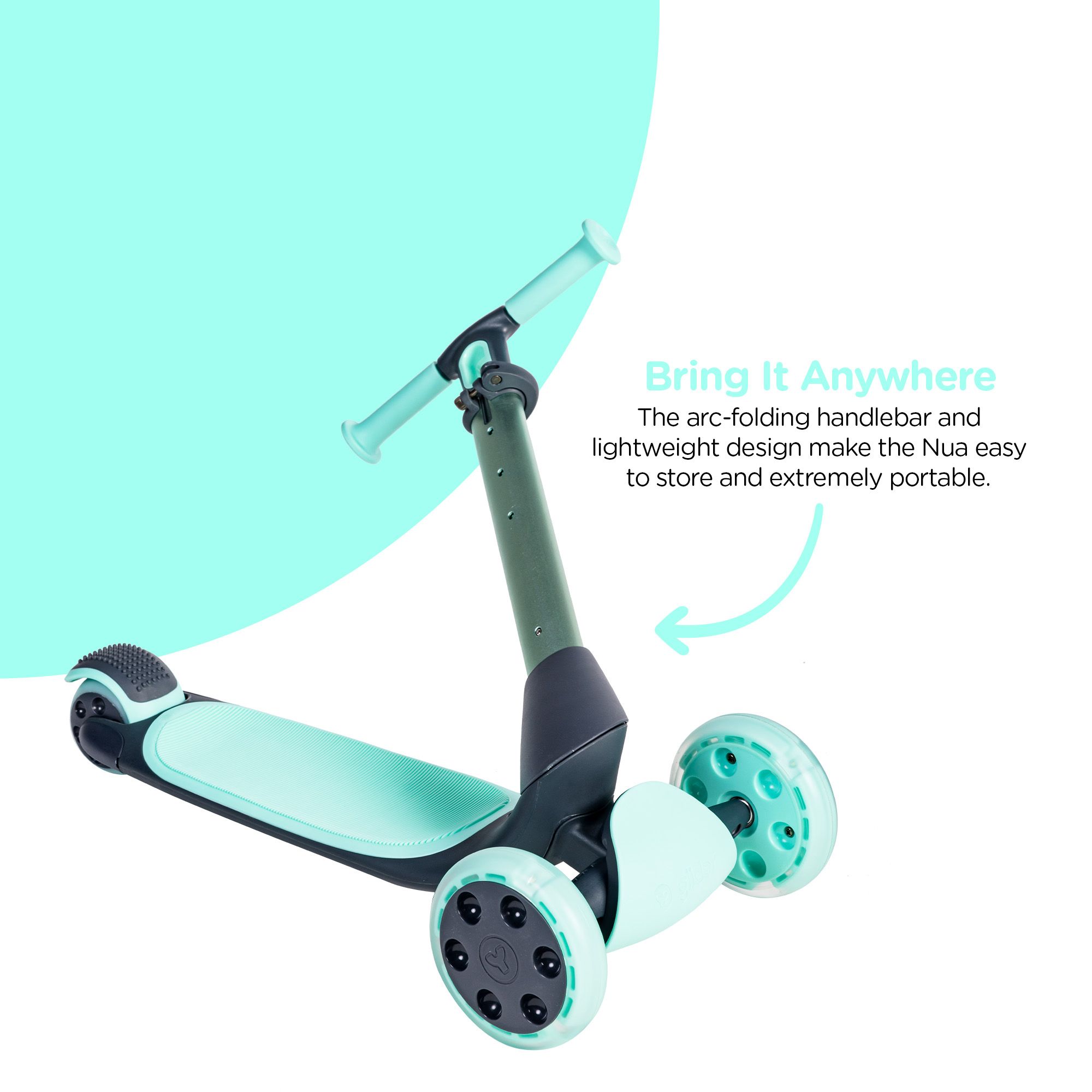 Yvolution Kids' Nua LED Scooter product image