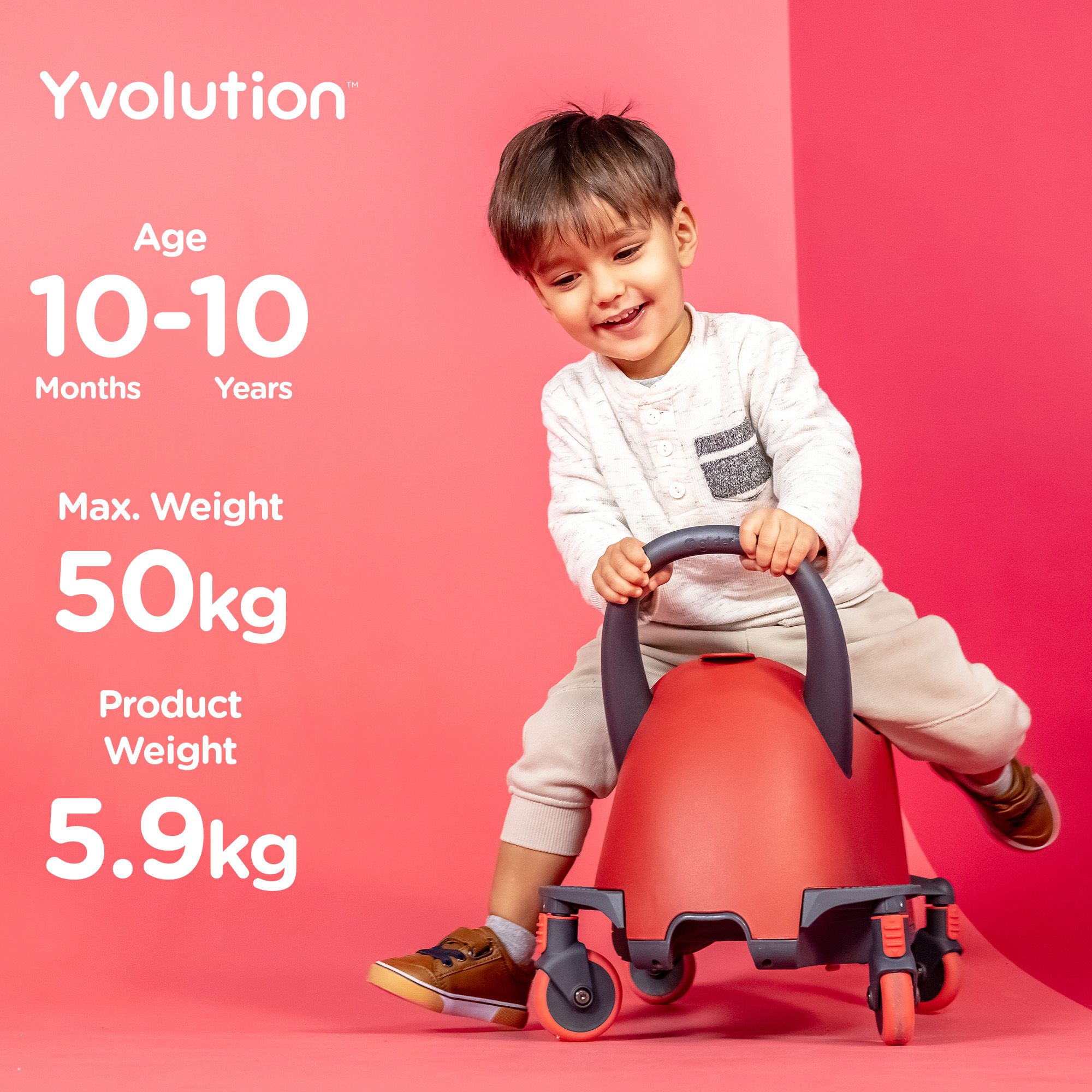 Yvolution Kids' Ride-On 5-in-1 Scooter product image