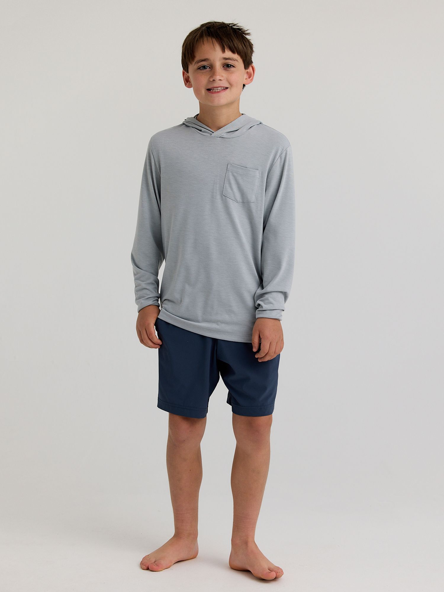 Free Fly Kids' Bamboo Shade Hoodie product image