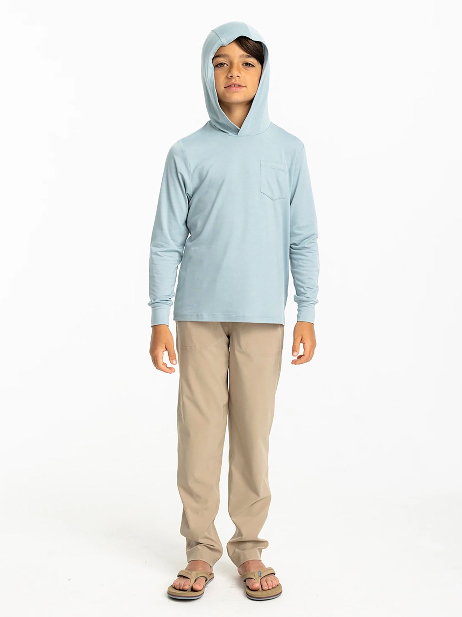Free Fly Kids' Bamboo Shade Hoodie product image