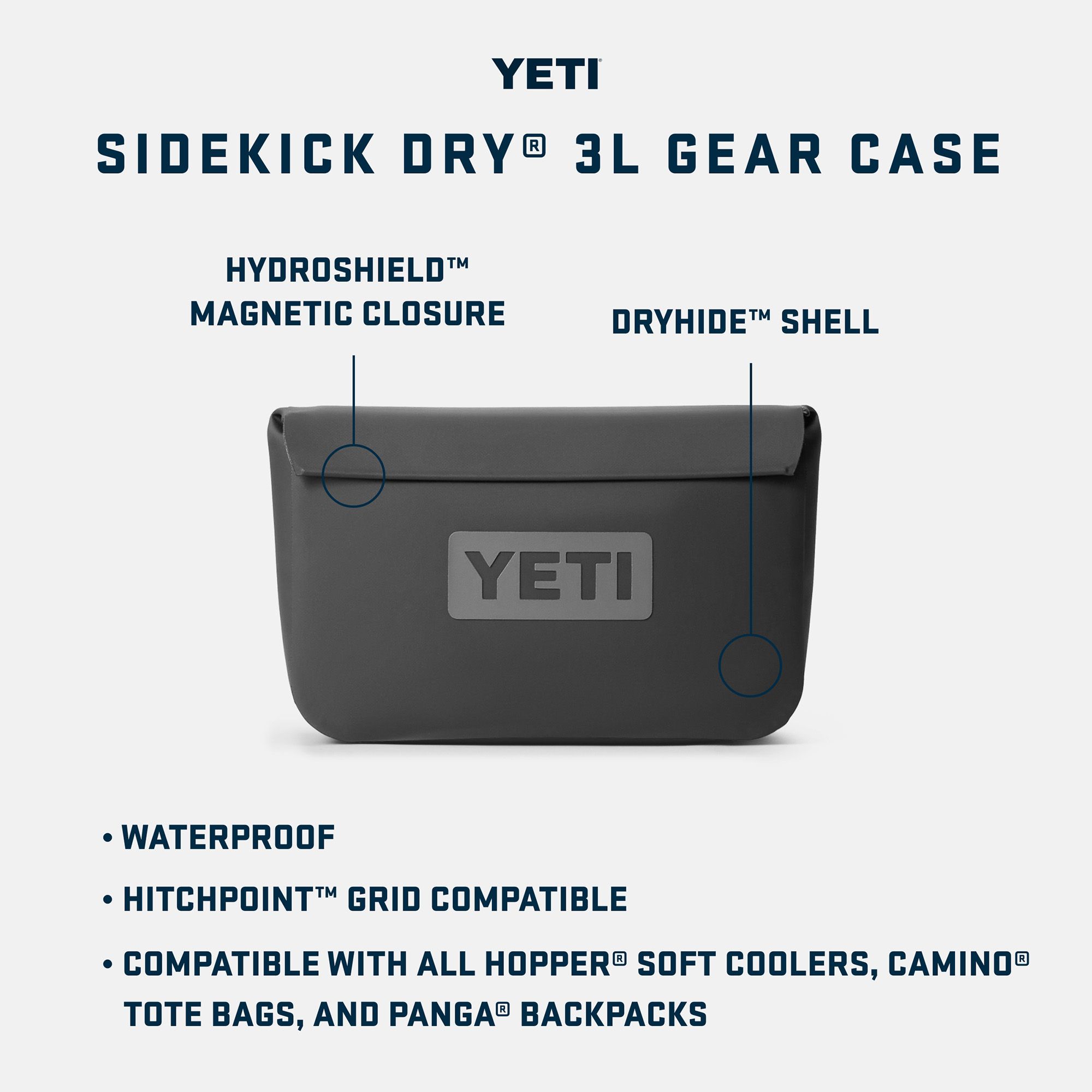YETI Sidekick Dry 3L Gear Case product image