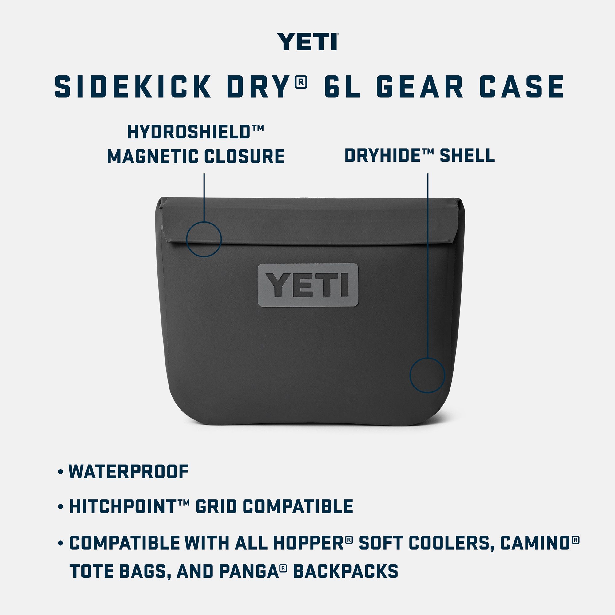 YETI Sidekick Dry 6L Gear Case product image