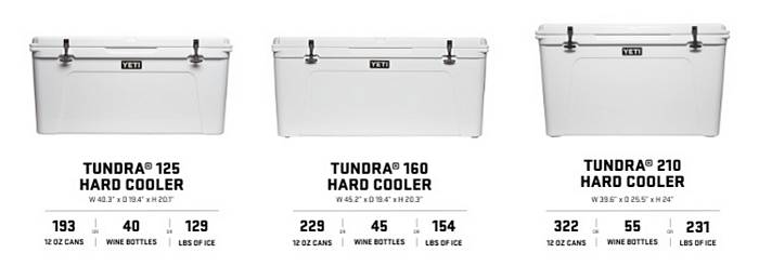 YETI Tundra 125 Cooler, White