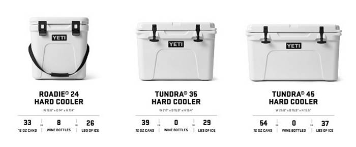Yeti Tundra 35 Series 10035170000 Hard Cooler, 7.2 gal Co