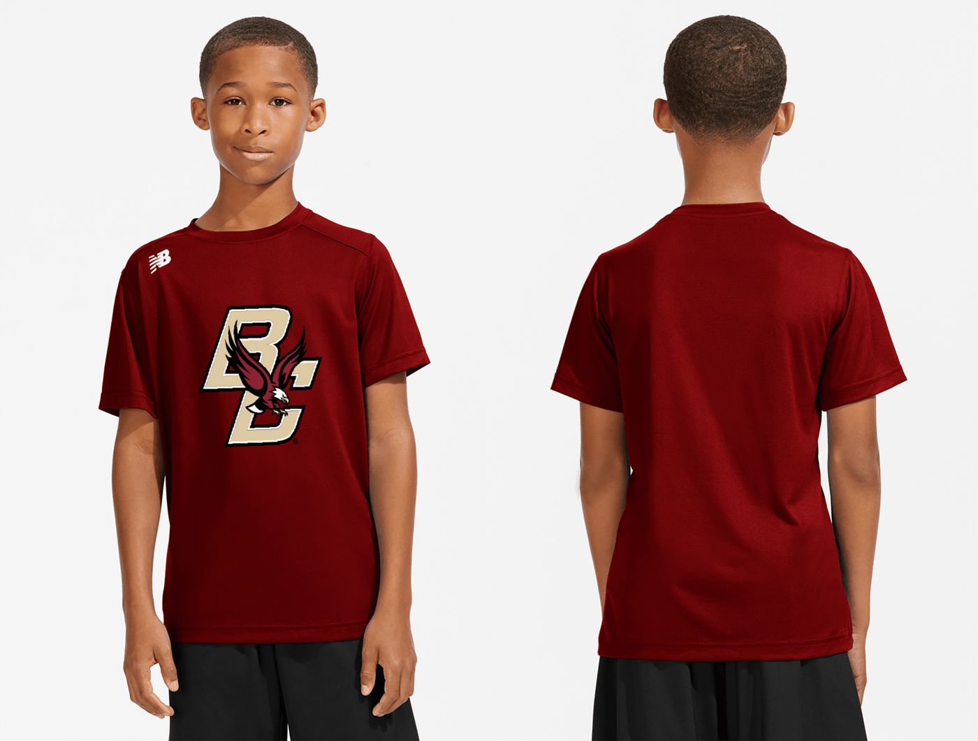 Red new balance t shirt hotsell