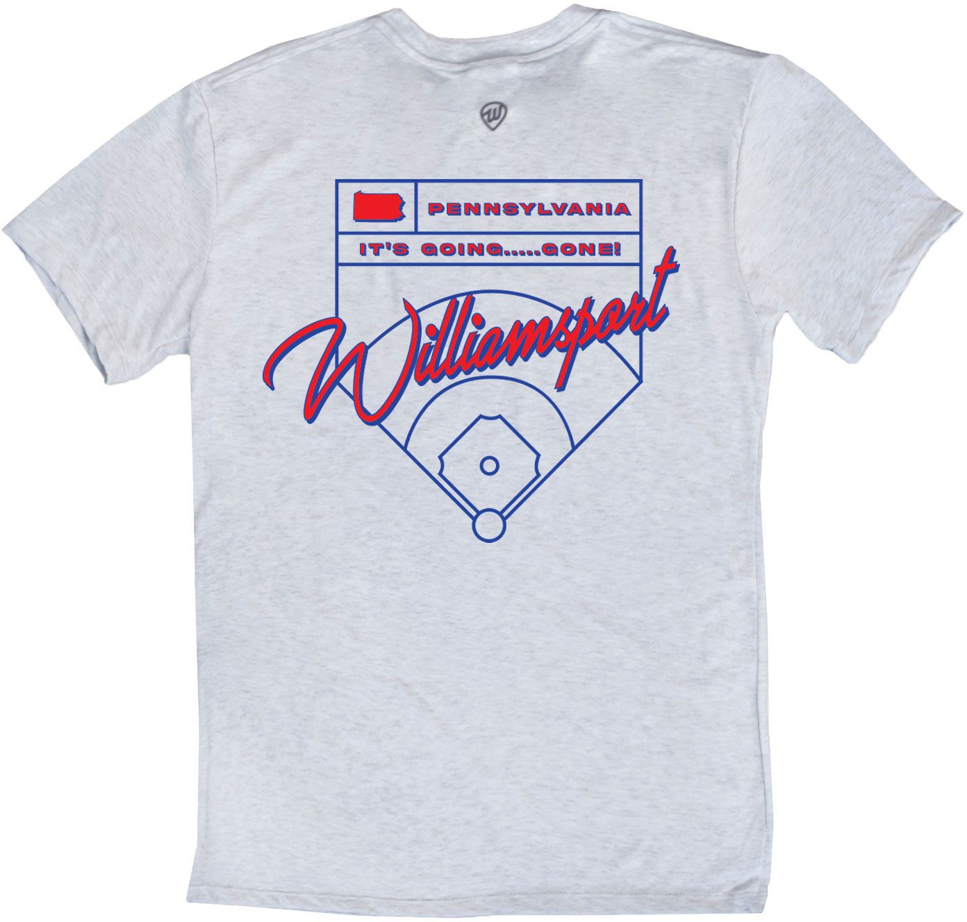 Where I'm From Youth Williamsport White Diamond T-Shirt product image