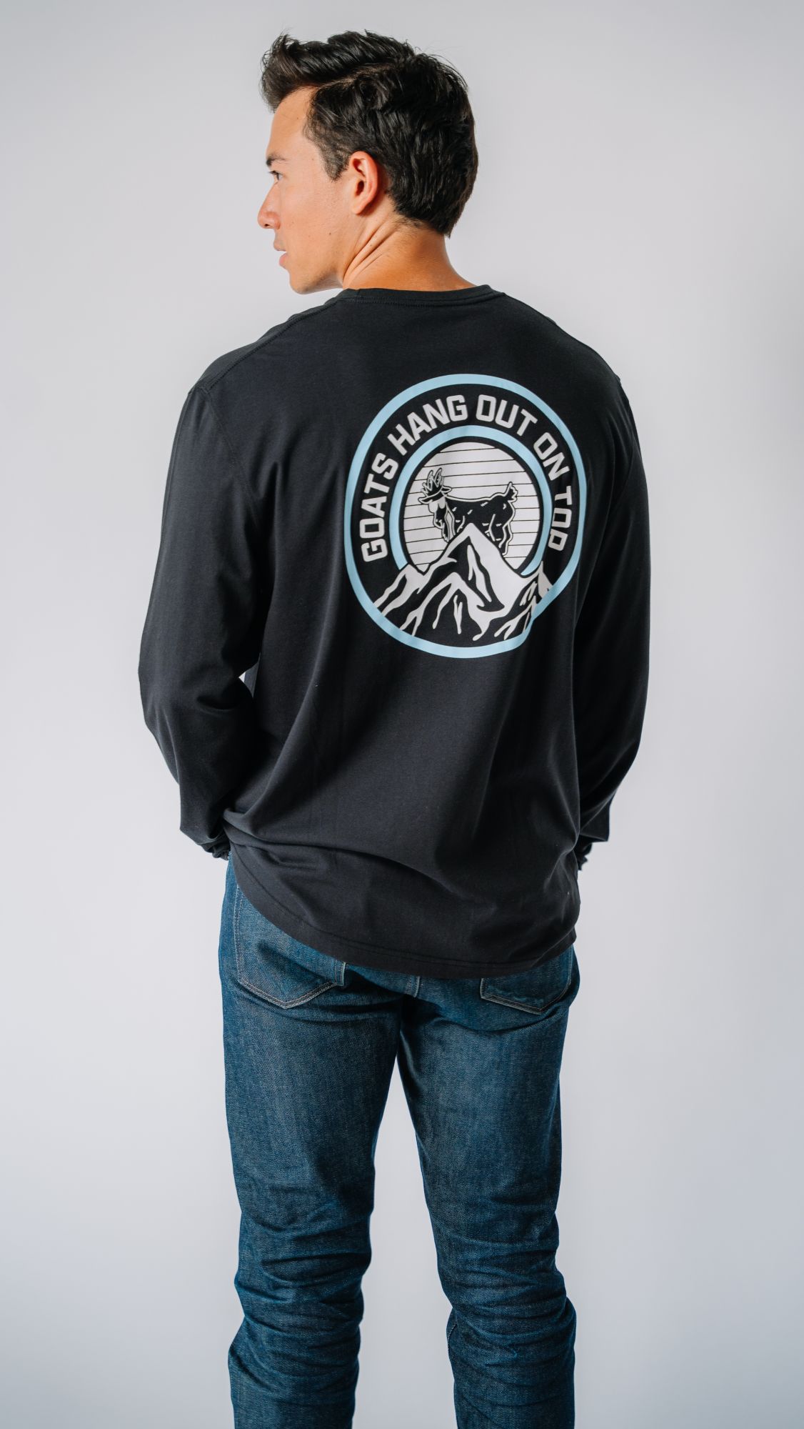 GOAT USA Youth GOATS Hang Out on Top Long Sleeve T-Shirt product image