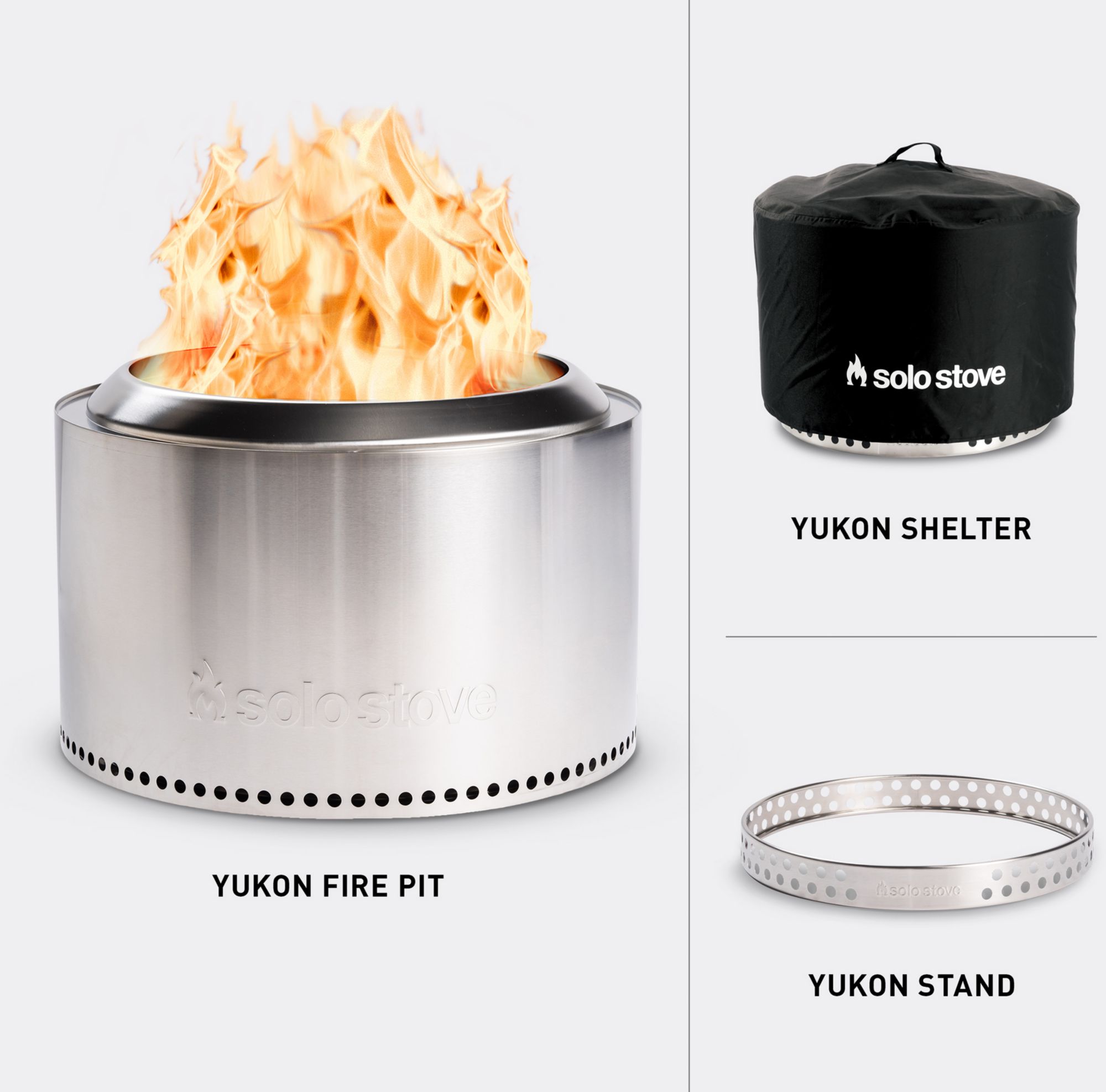 Solo Stove Yukon 2.0 Stand u0026 Shelter Combo | Dick's Sporting Goods
