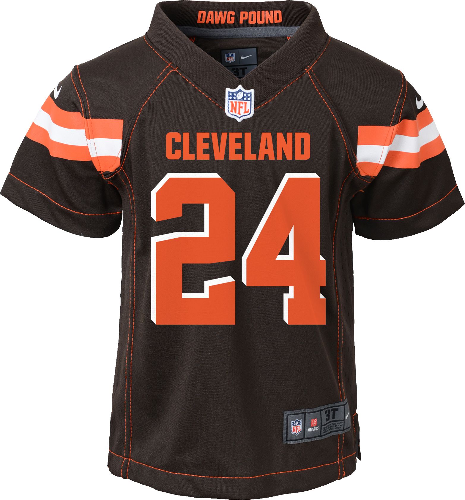 Nike Little Kids' Cleveland Browns Nick Chubb #24 Brown Jersey product image