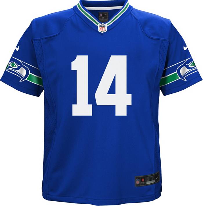 NFL Seattle Seahawks Boys' Short Sleeve 12 Fan Jersey - XS