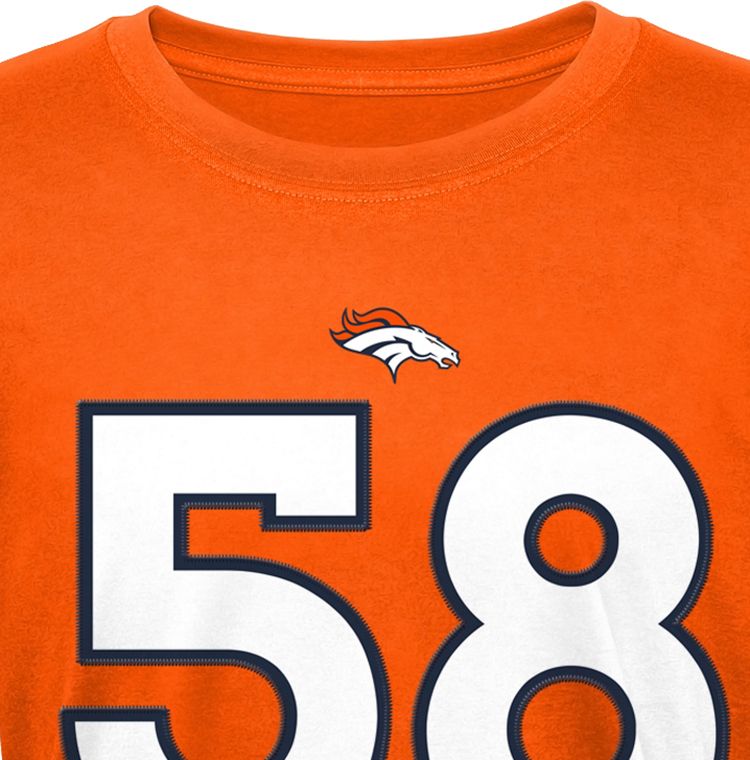 Nike Youth Denver Broncos Von Miller #58 Orange T-Shirt product image