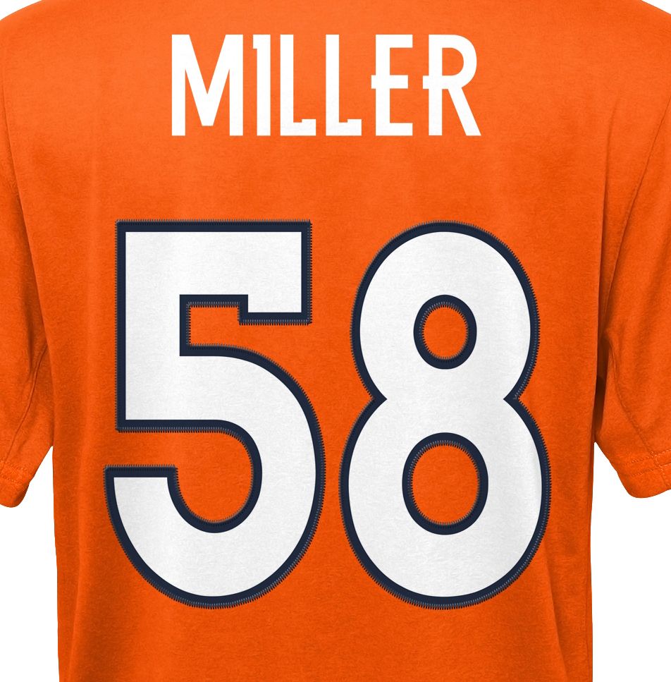 Nike Youth Denver Broncos Von Miller #58 Orange T-Shirt product image