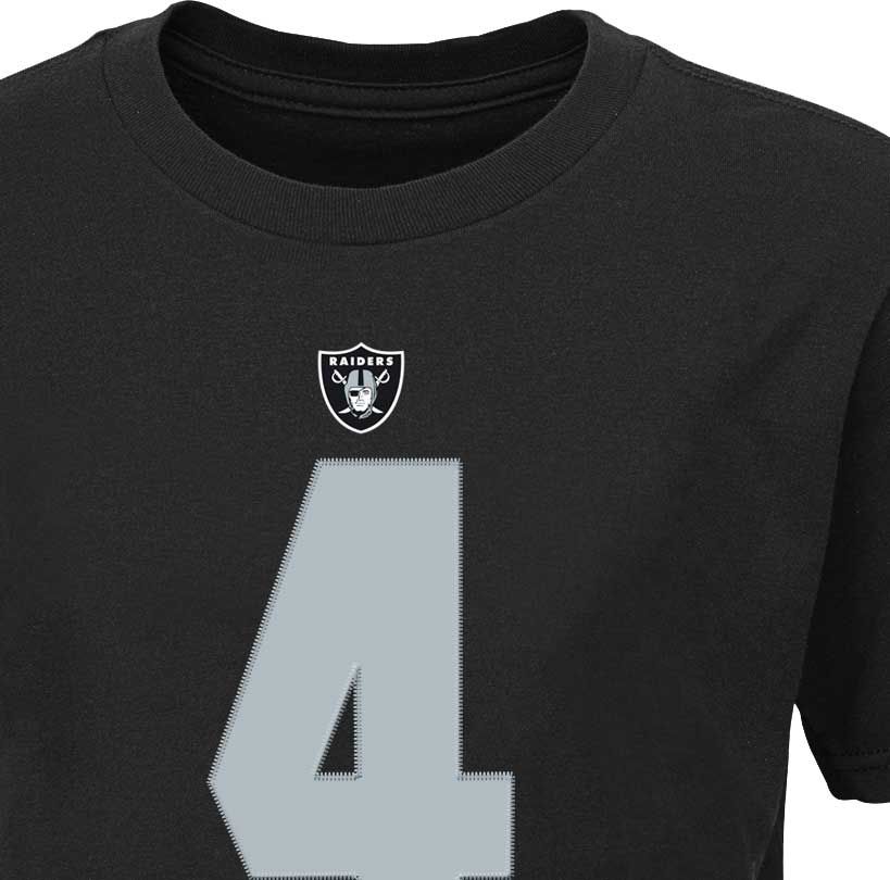 Nike Youth Las Vegas Raiders Derek Carr #4 Black T-Shirt product image