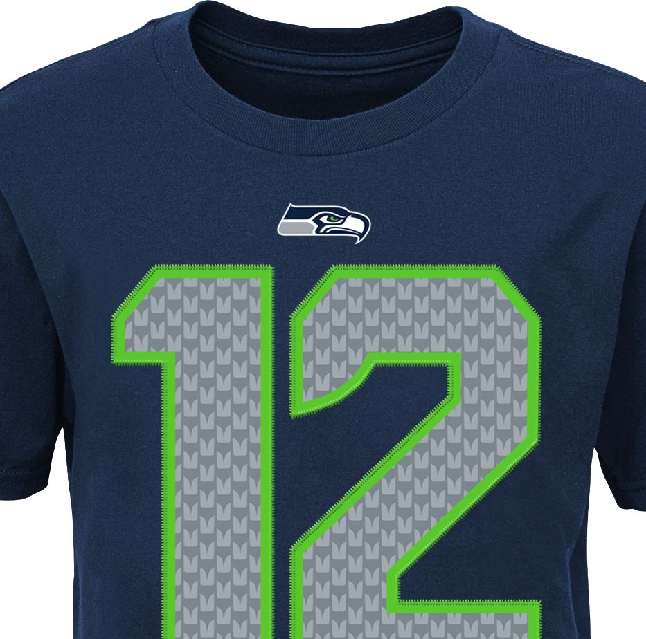Nike Youth Seattle Seahawks Fan #12 Navy T-Shirt product image