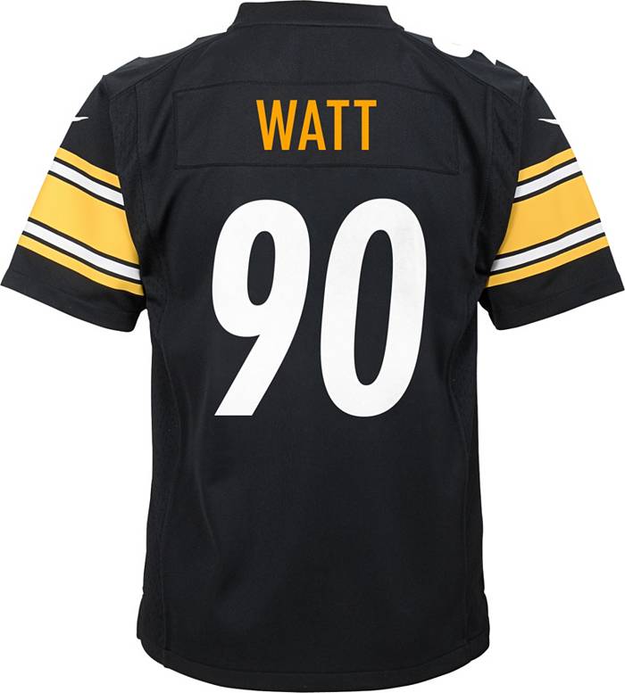 Youth Nike T.J. Watt Gold Pittsburgh Steelers Inverted Team Game Jersey
