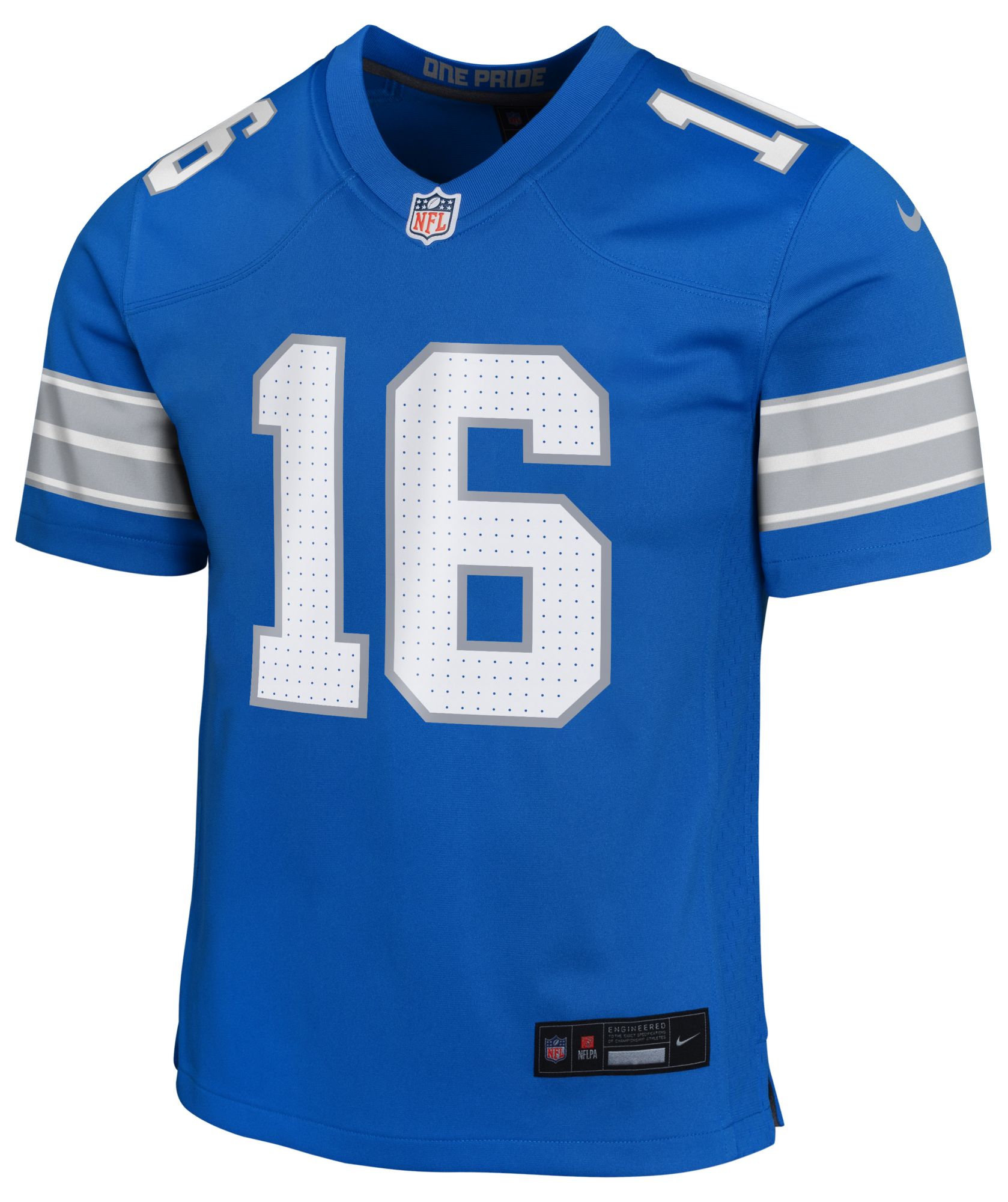 Nike Youth Detroit Lions Jared Goff 16 Blue Football Jersey Dick's