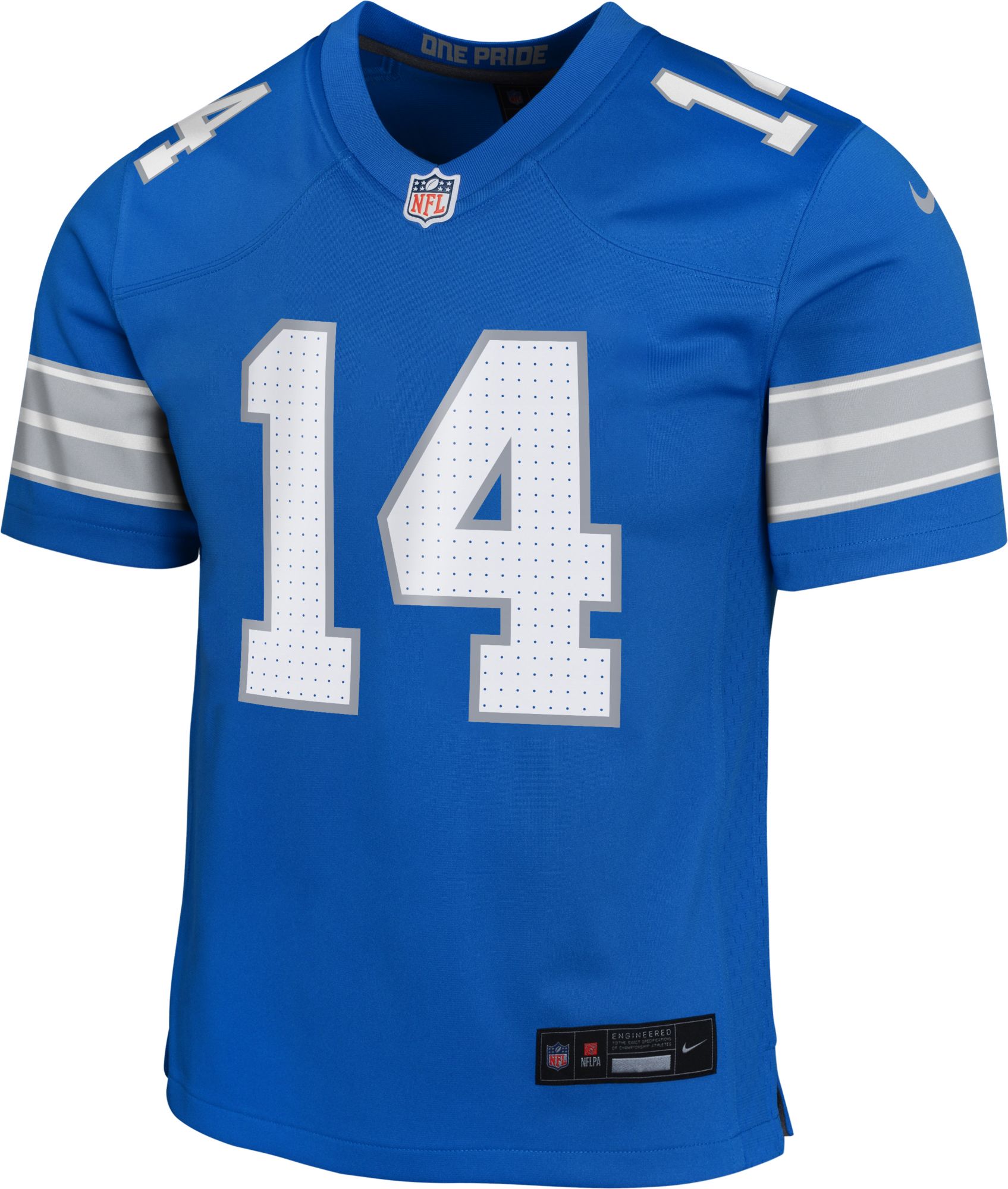 Nike Youth Detroit Lions Amon-Ra St. Brown #14 Blue Game Jersey product image