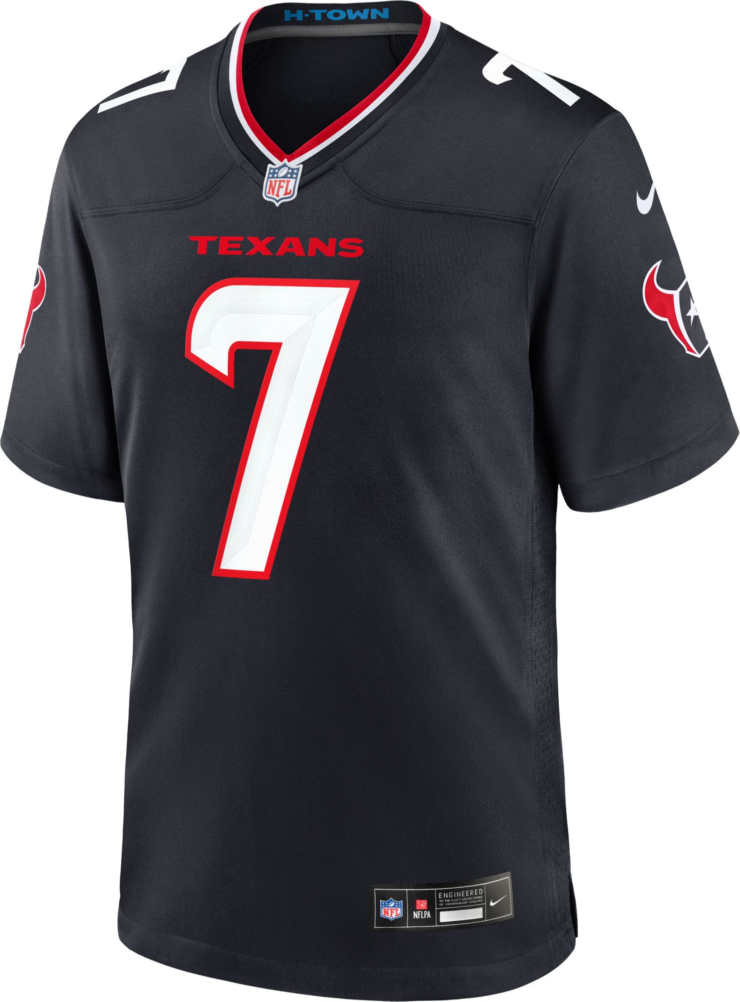 Nike Youth Houston Texans C.J. Stroud #7 Navy Game Jersey product image