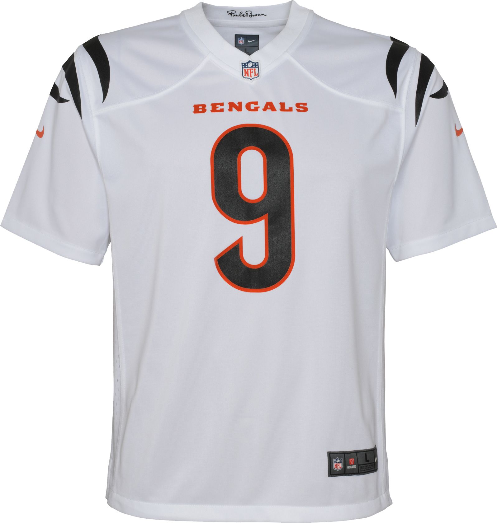 NFL Cincinnati BENGALS BURROW 9 シャツ NFL Cincinnati Bengals Men's Short Sleeve Burrow 9 Jersey - S : Target