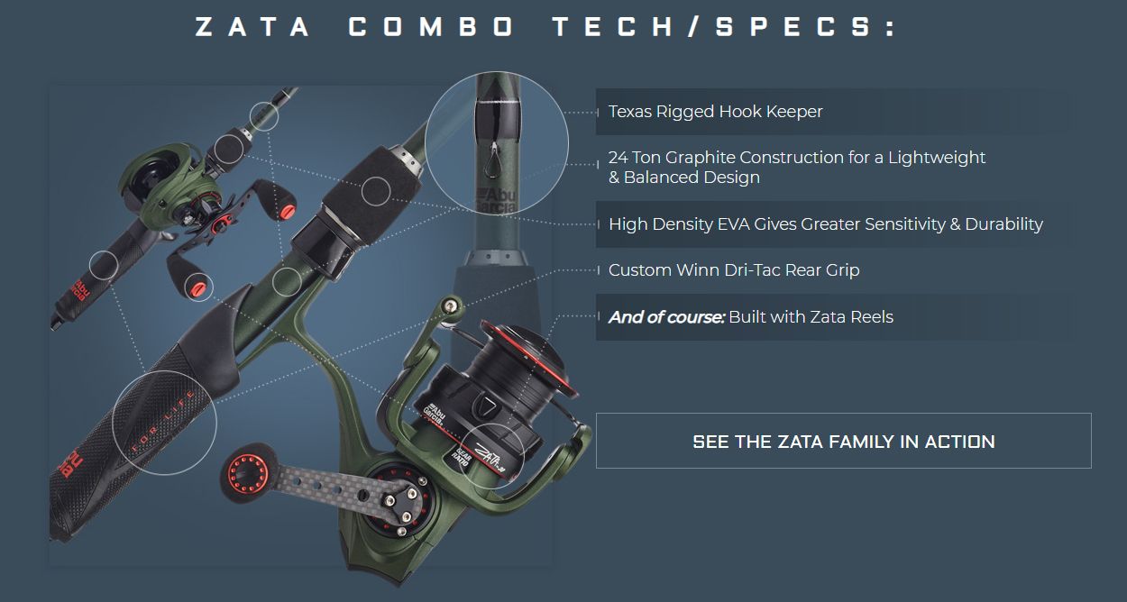 Abu Garcia Zata Baitcasting Combo product image