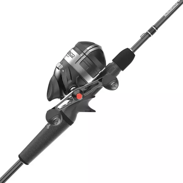  Zebco Bullet Spincast Fishing Reel, Size 30 Reel, Fast 29.6  Inches Per Turn, GripEm All-Weather Handle Knobs, Pre-Spooled with 10-Pound  Zebco Fishing Line, Black : Sports & Outdoors