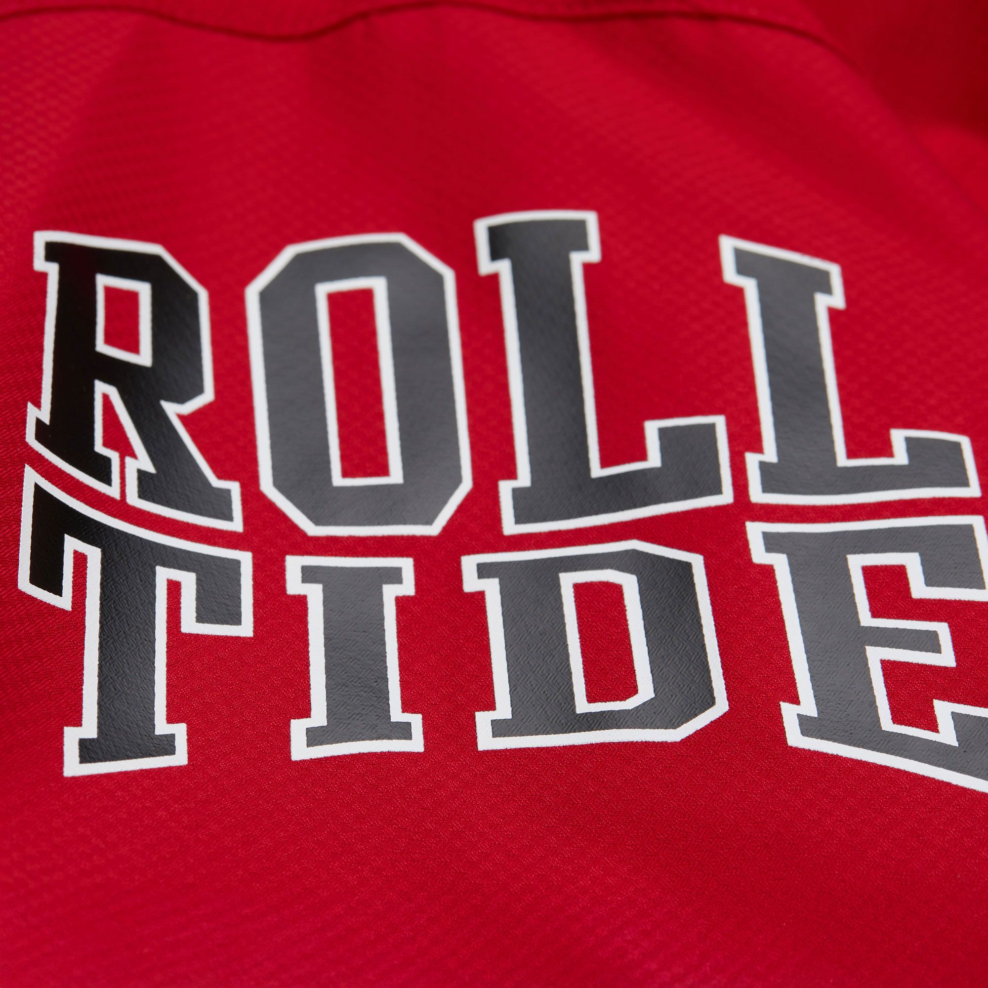 Mitchell & Ness Men's Alabama Crimson Tide Black Lightweight Tiebreaker Anorak Jacket product image