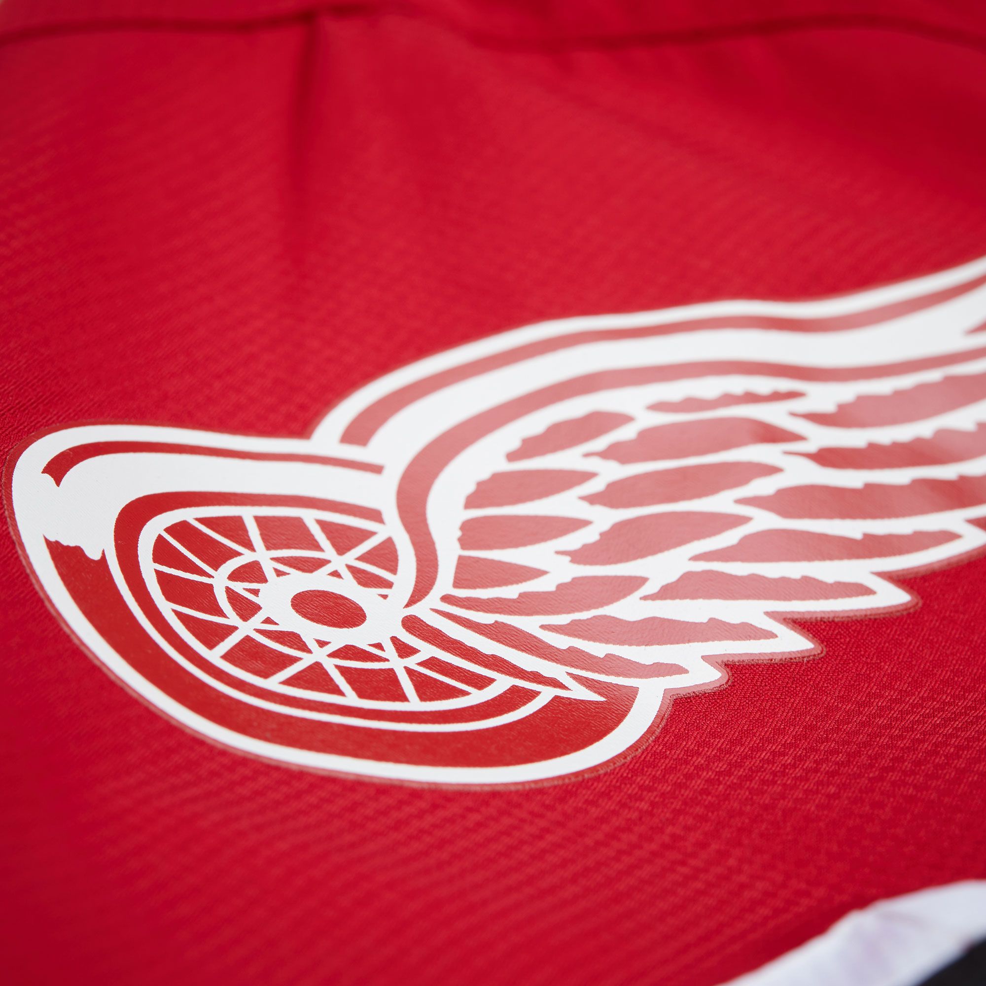 Mitchell & Ness Men's Detroit Red Wings Black Anorak Windbreaker Jacket product image