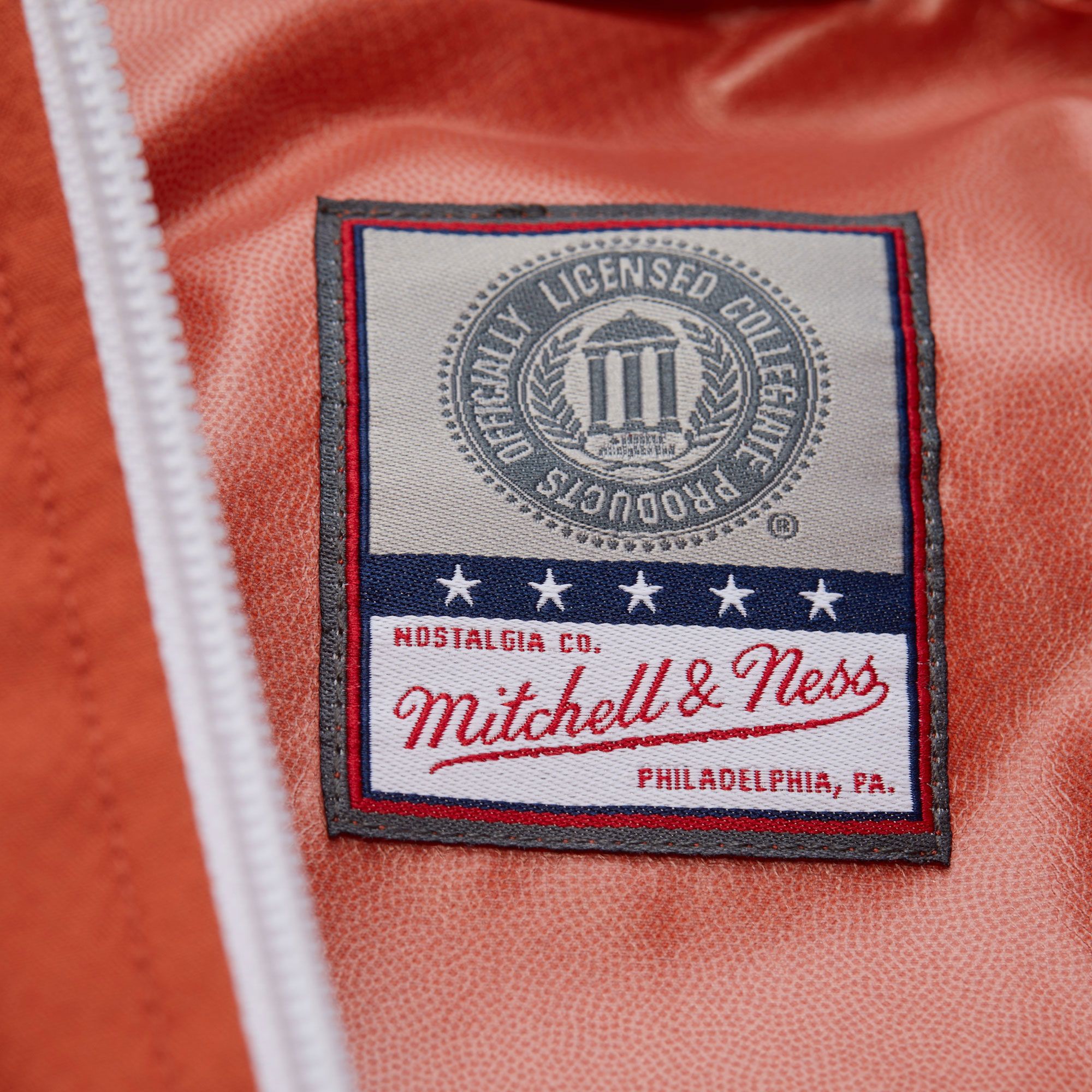 Mitchell & Ness Men's Texas Longhorns Black Lightweight Tiebreaker Anorak Jacket product image