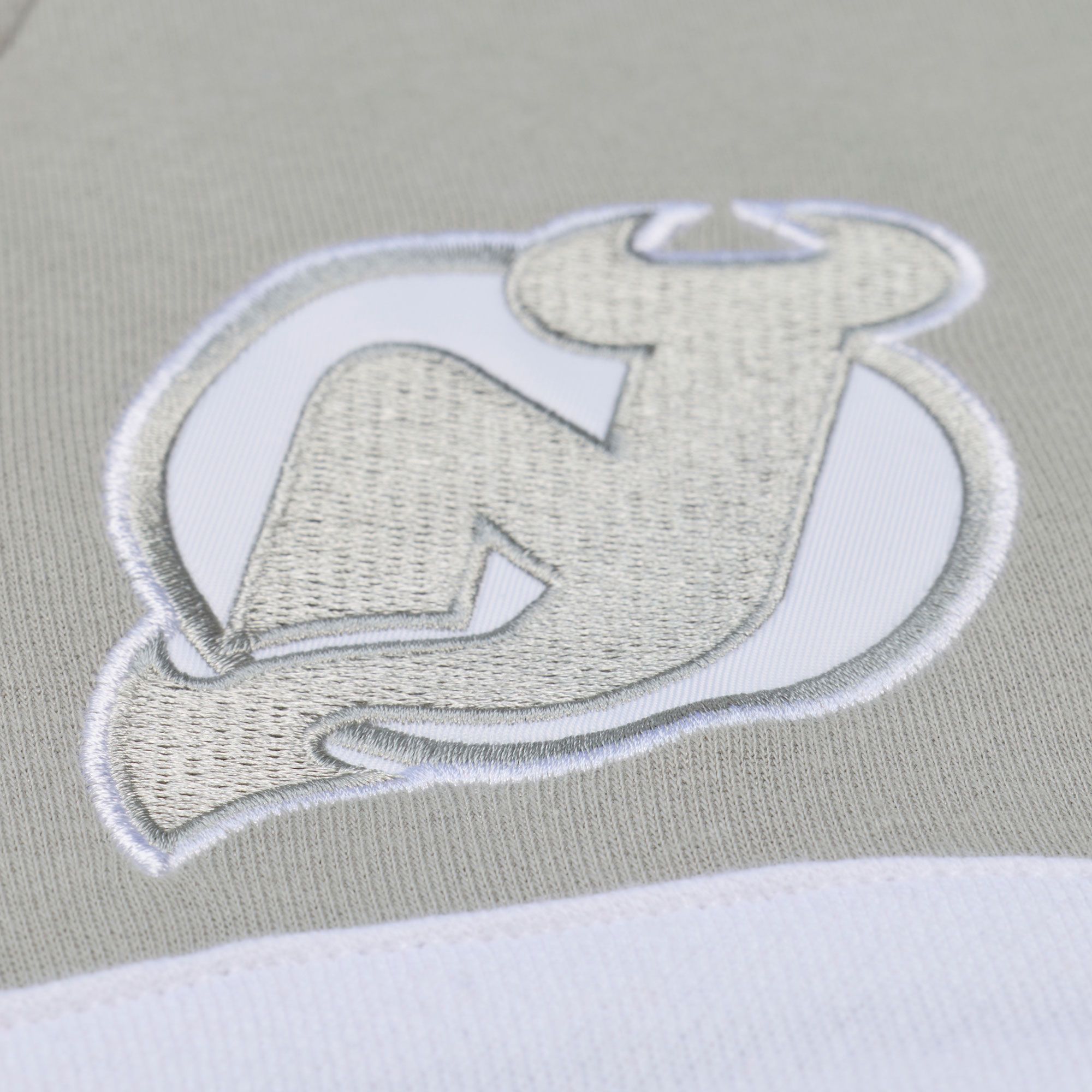 Mitchell & Ness Men's New Jersey Devils Head Coach Light Grey Quarter-Zip product image