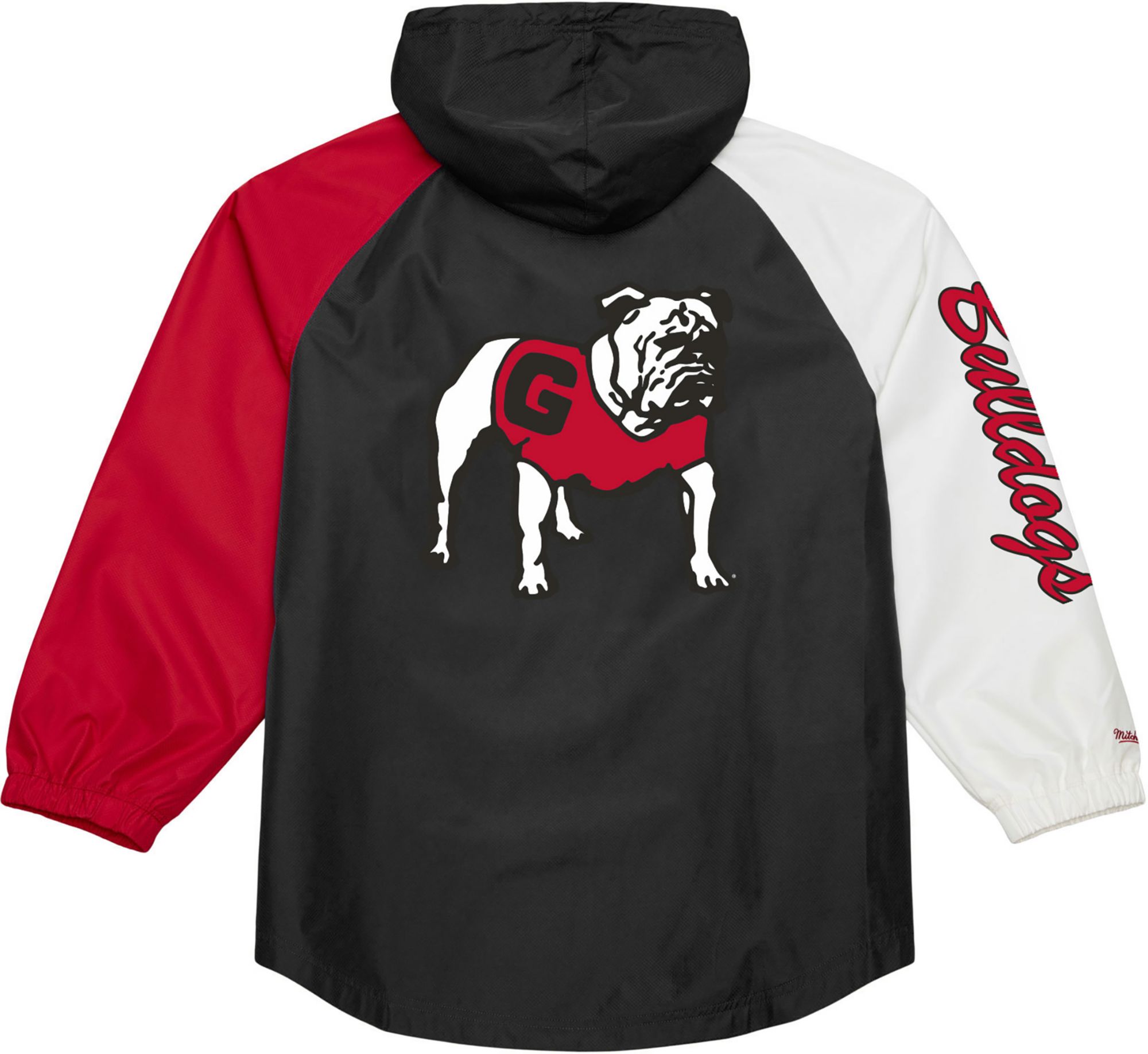 Mitchell & Ness Men's Georgia Bulldogs Playoff Win 1/4-Zip Anorak Jacket product image