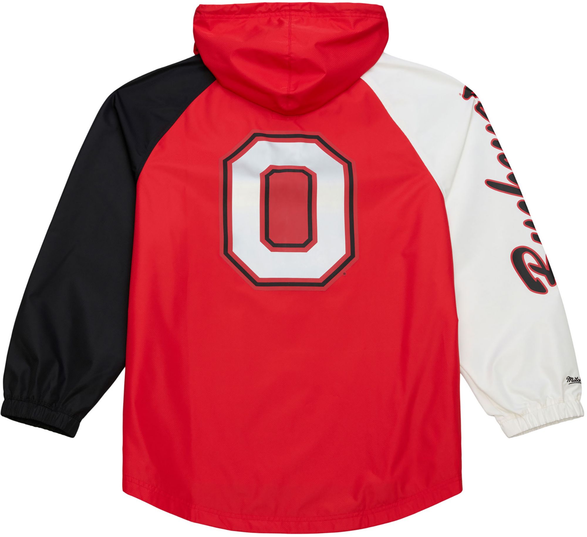 Mitchell & Ness Men's Ohio State Buckeyes Playoff Win 1/4-Zip Anorak Jacket product image
