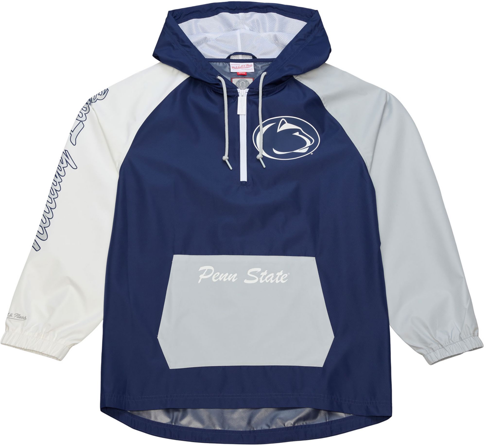 Mitchell & Ness Men's Penn State Nittany Lions Playoff Win 1/4-Zip Anorak Jacket product image